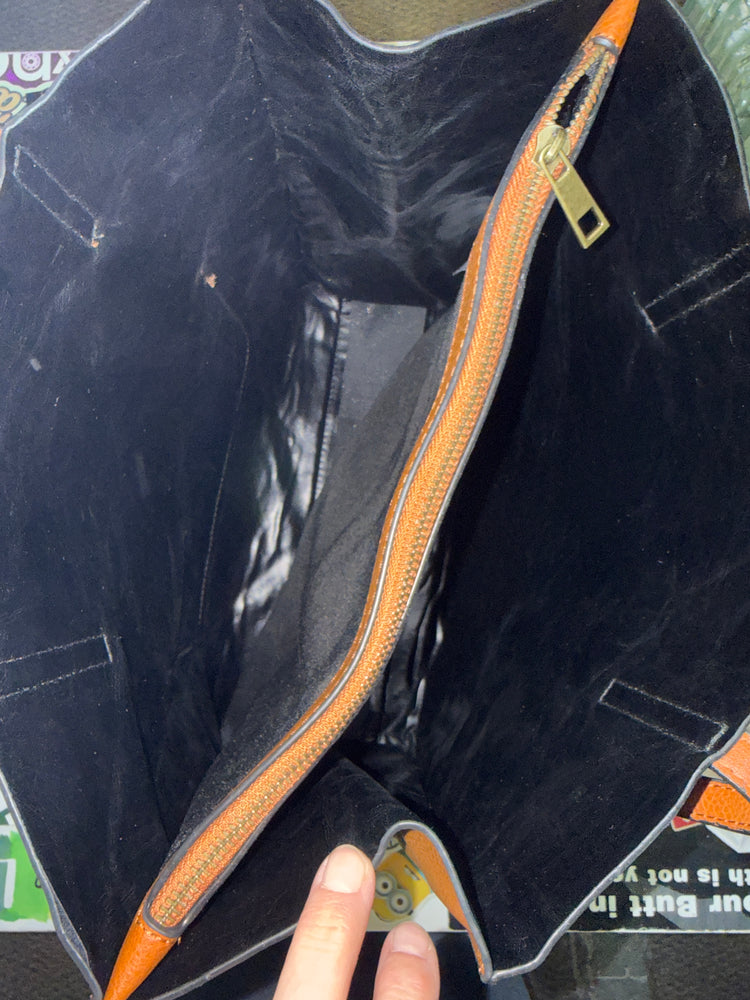 NWT CARLOS VEGAN LEATHER TOTE (org$98)