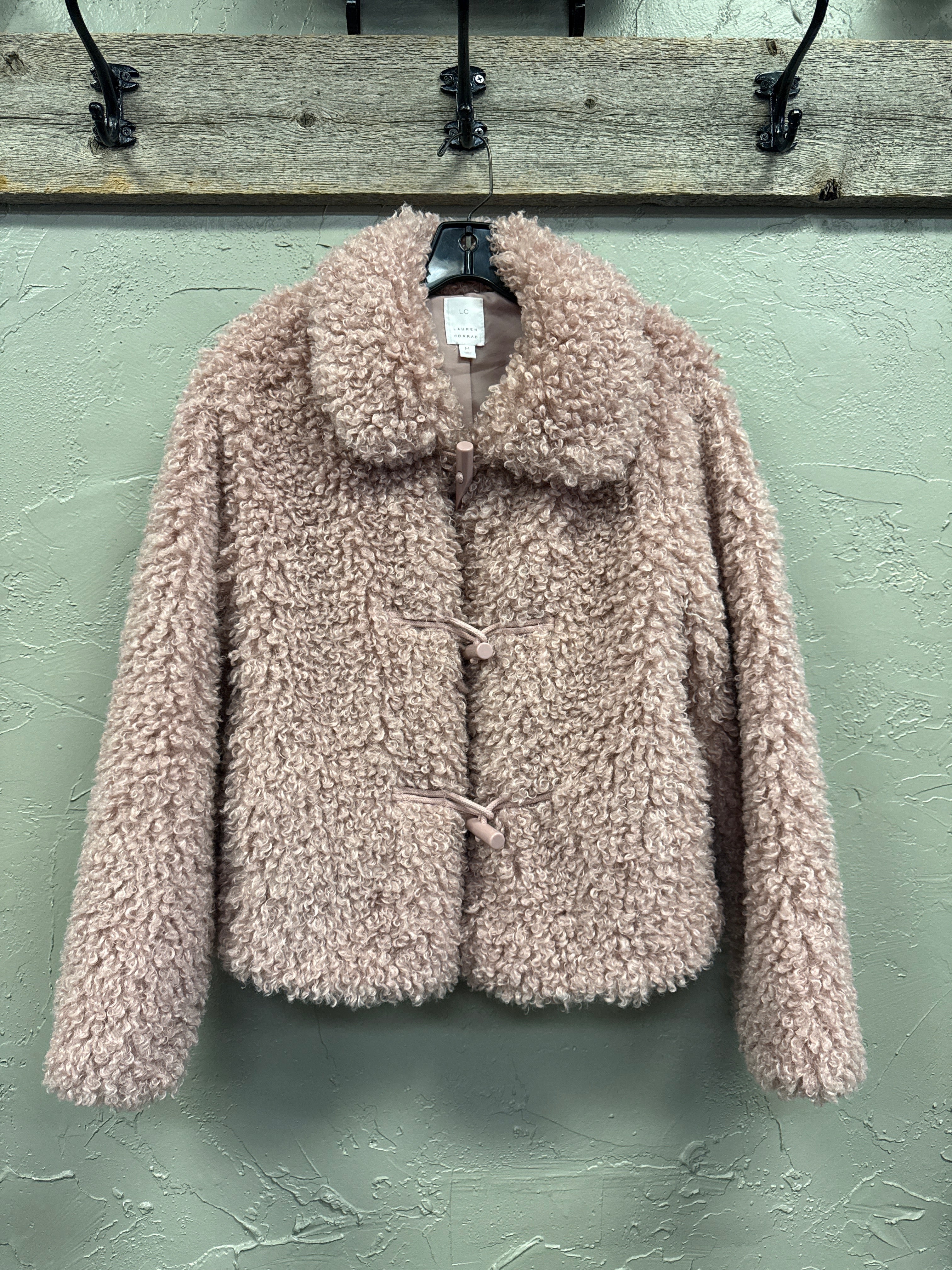 LAUREN CONRAD SHERPA CROP JACKET