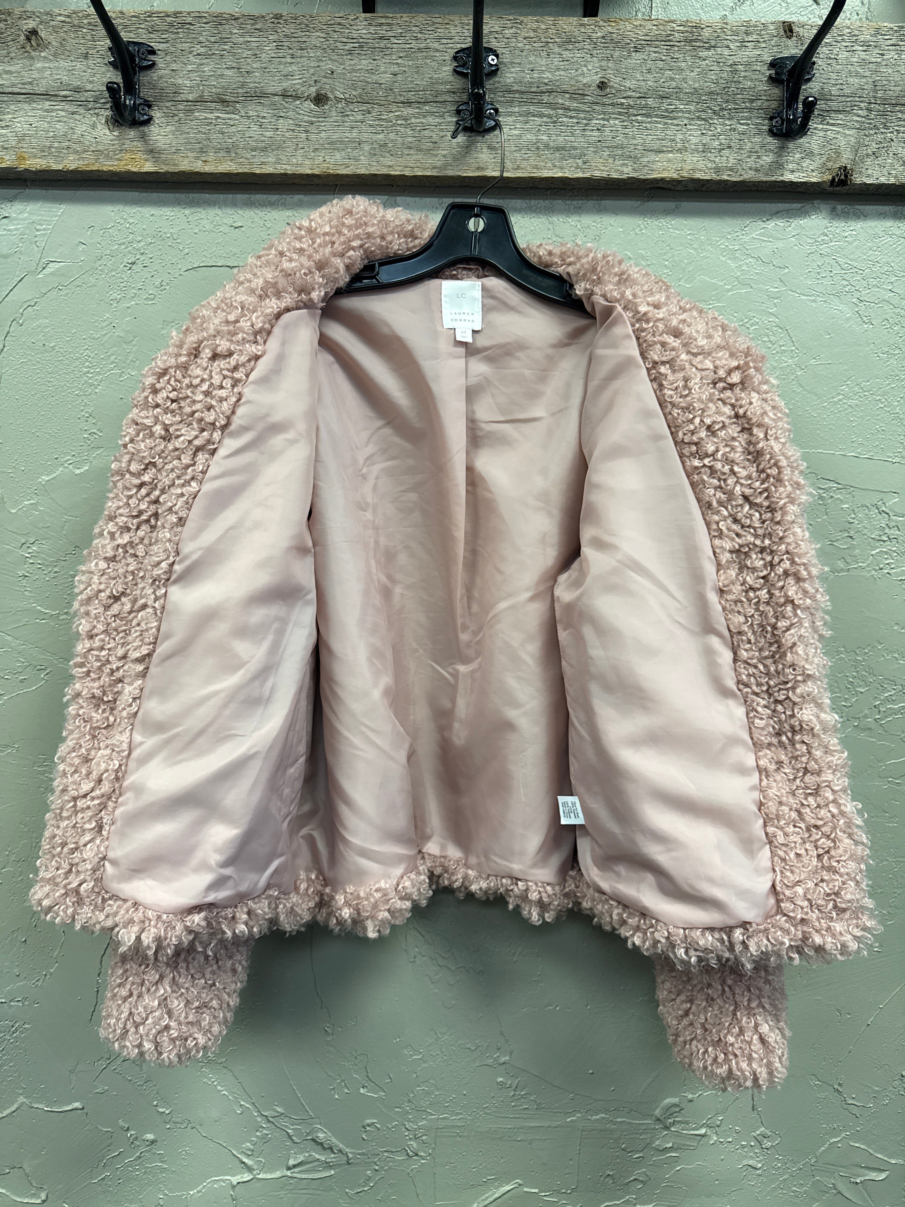 LAUREN CONRAD SHERPA CROP JACKET