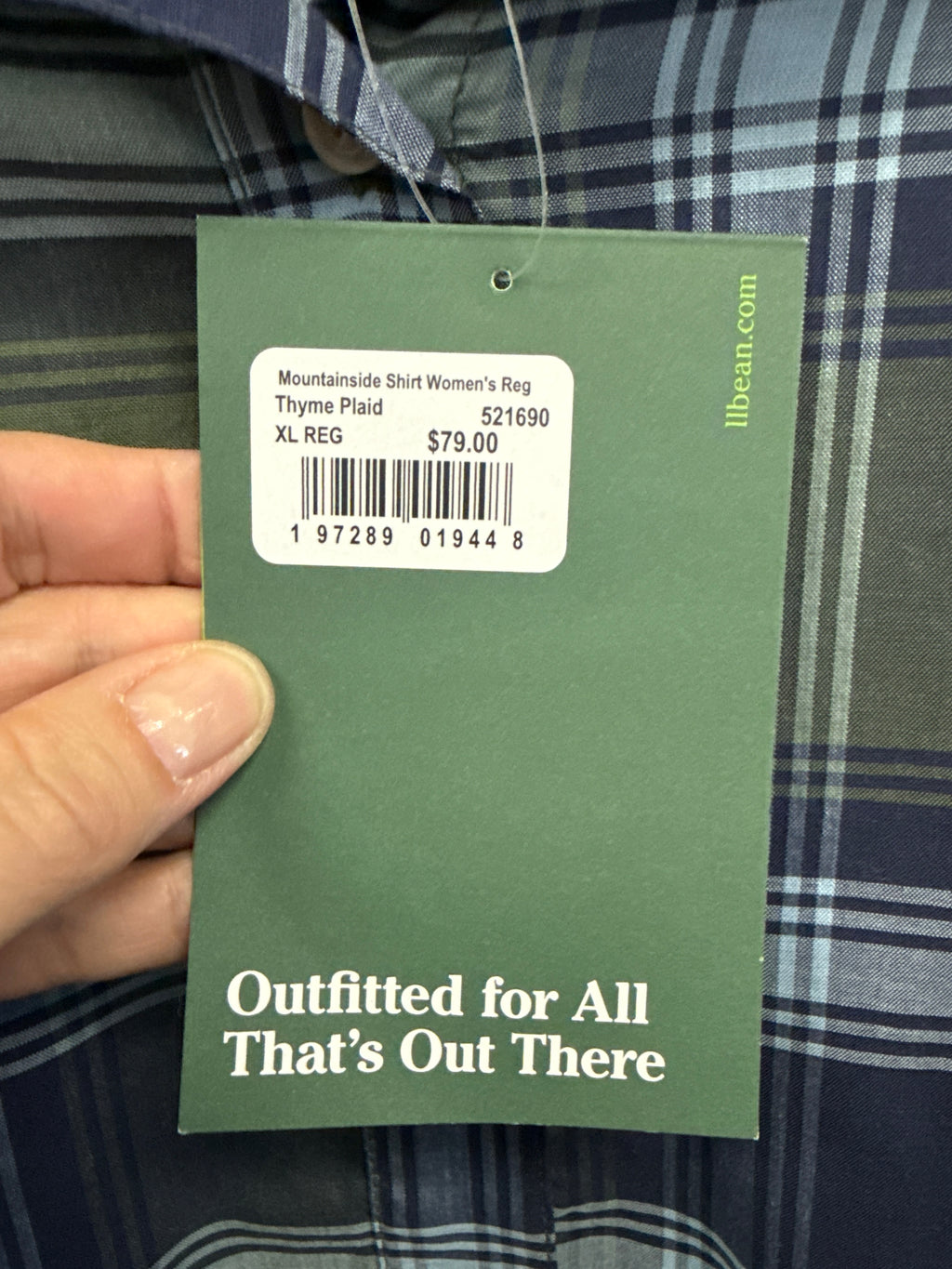 NWT LL BEAN MTNSIDE TOP (org$79)