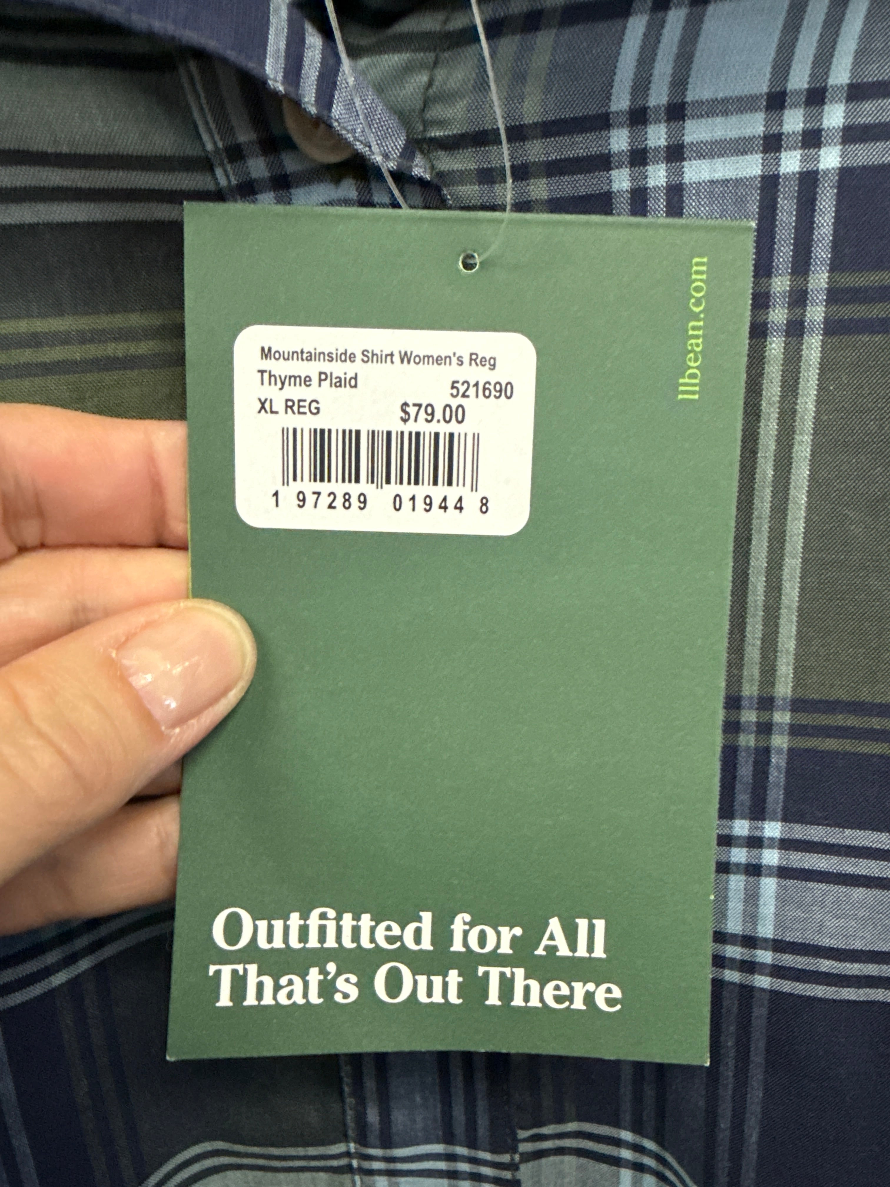 NWT LL BEAN MTNSIDE TOP (org$79)