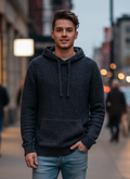 AMERICAN EAGLE KNIT HOODIE