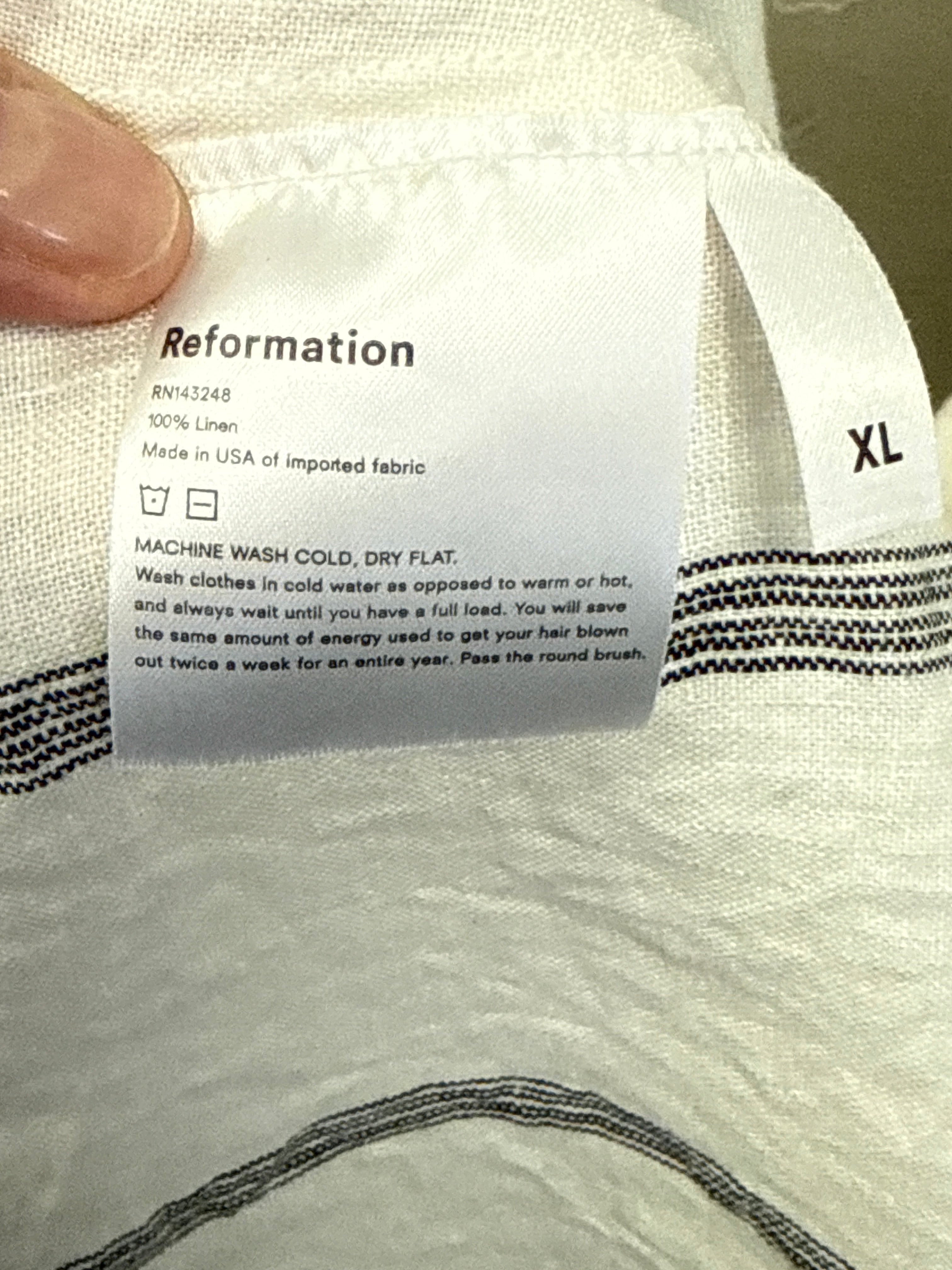 Reformation Linen Maxi (org$218)