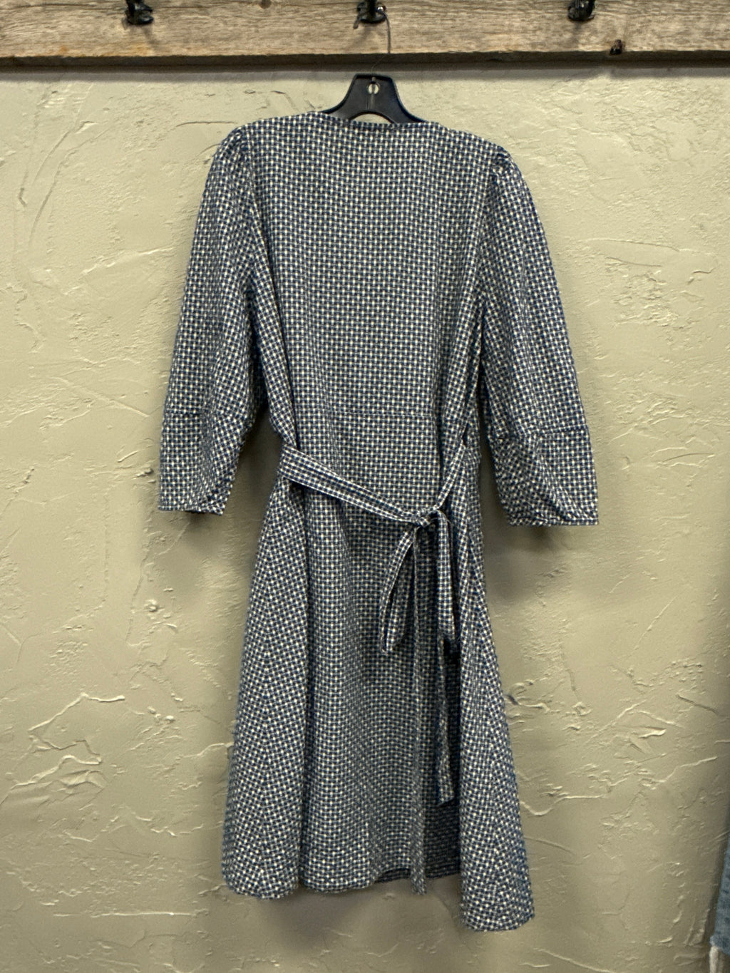 MADEWELL GINGHAM WRAP DRESS (org$118)