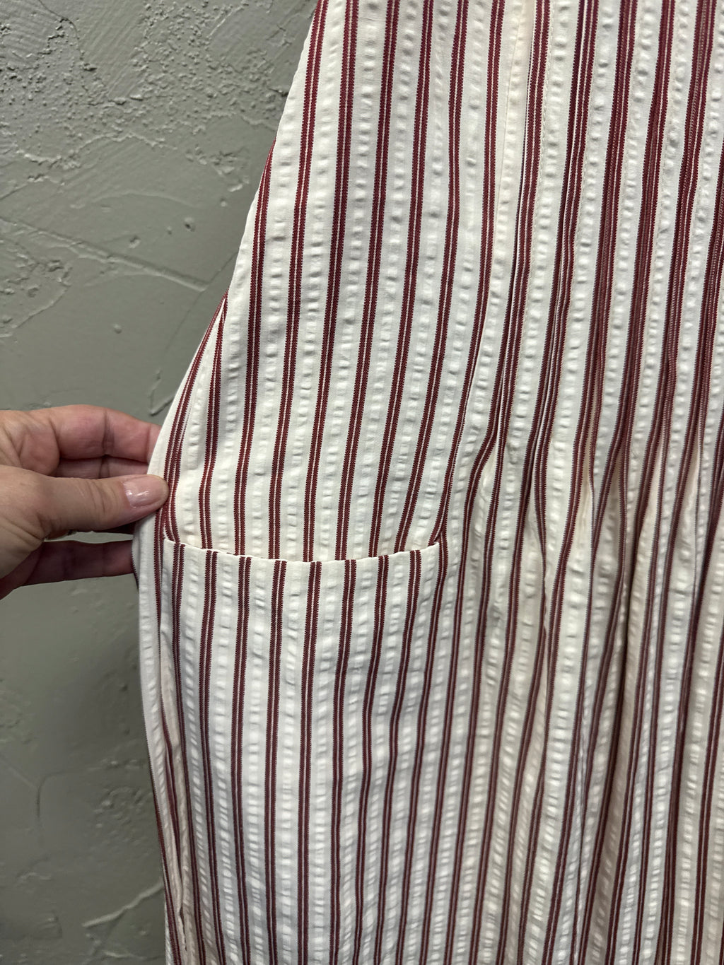 Striped Tie-Back Jumpsuit