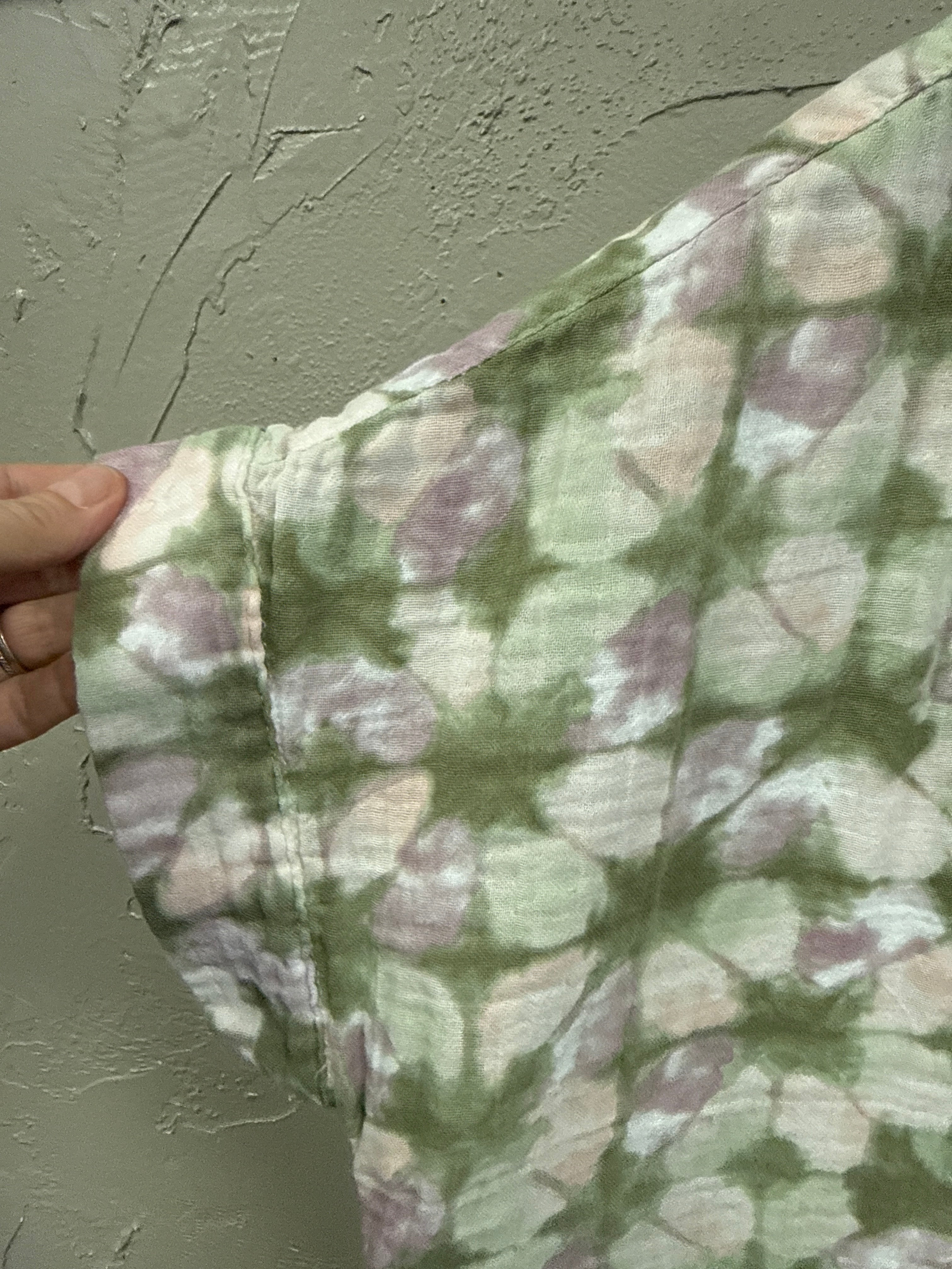 COTTON GAUZE SHORT SLEEVED SHIRT