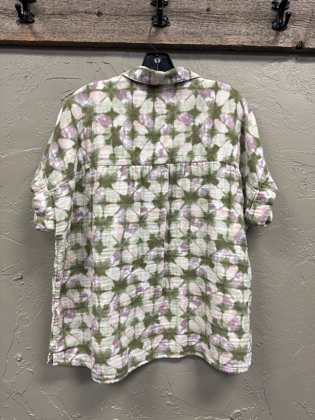 COTTON GAUZE SHORT SLEEVED SHIRT
