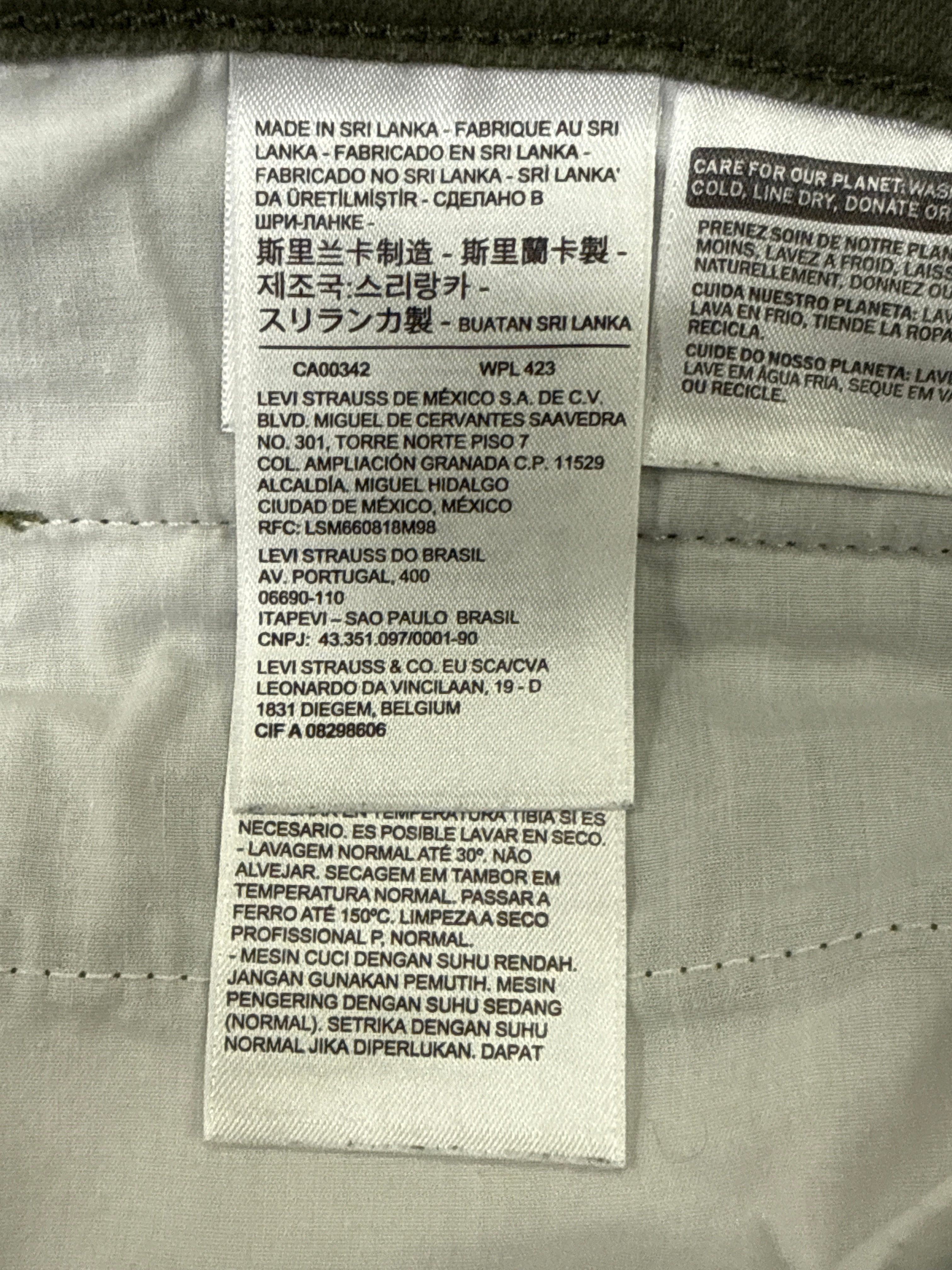 LEVIS WIDE LED CROP PANT