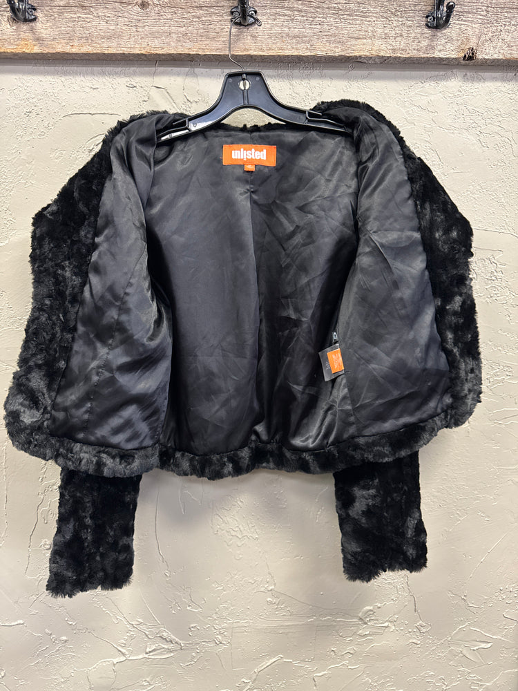 UNLISTED FAUX FUR JACKET