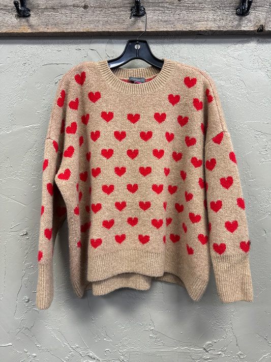 VINCE CAMUTO HEART SWEATER (org$79)