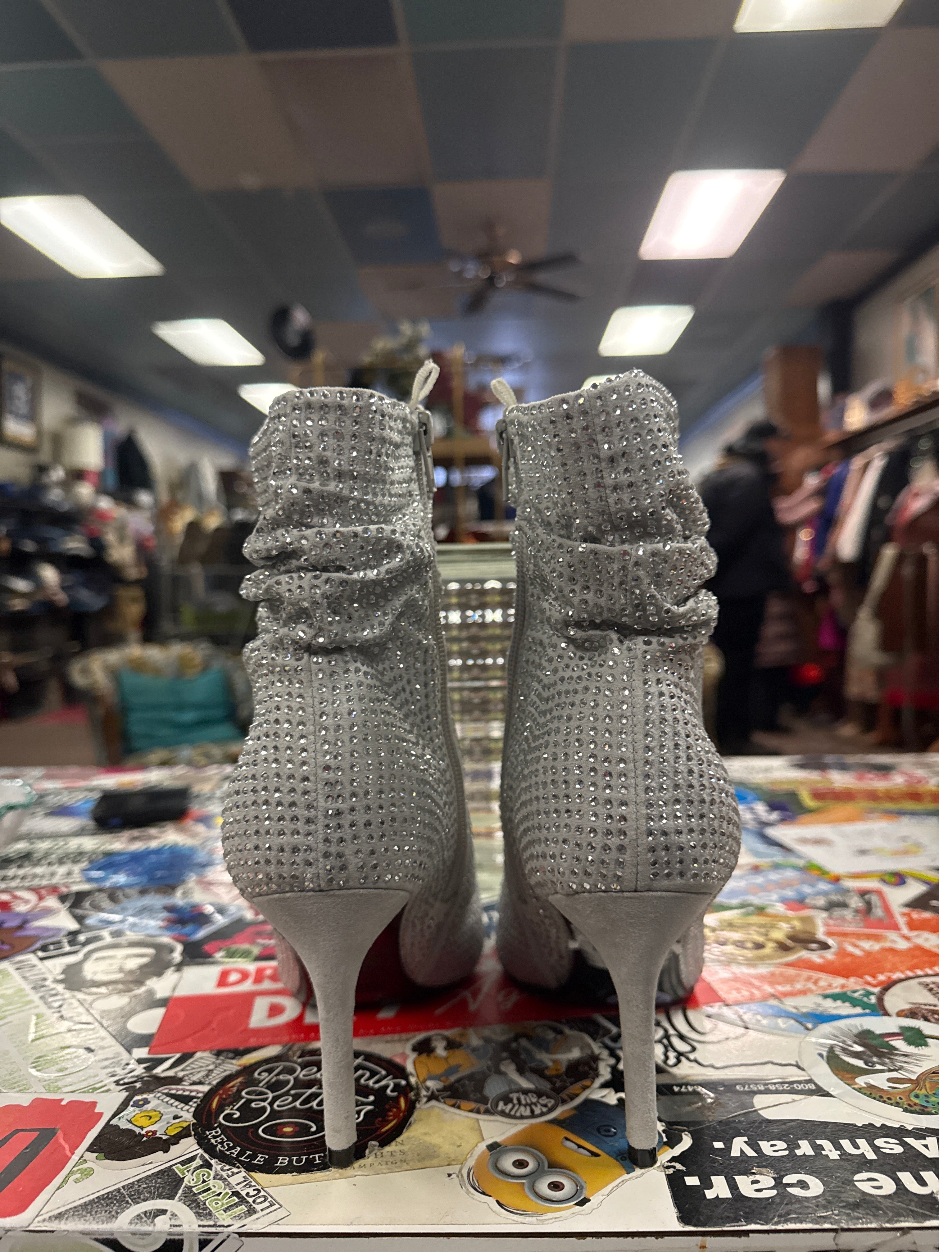 NINE WEST CRYSTAL SLOUCH BOOT (org$130)