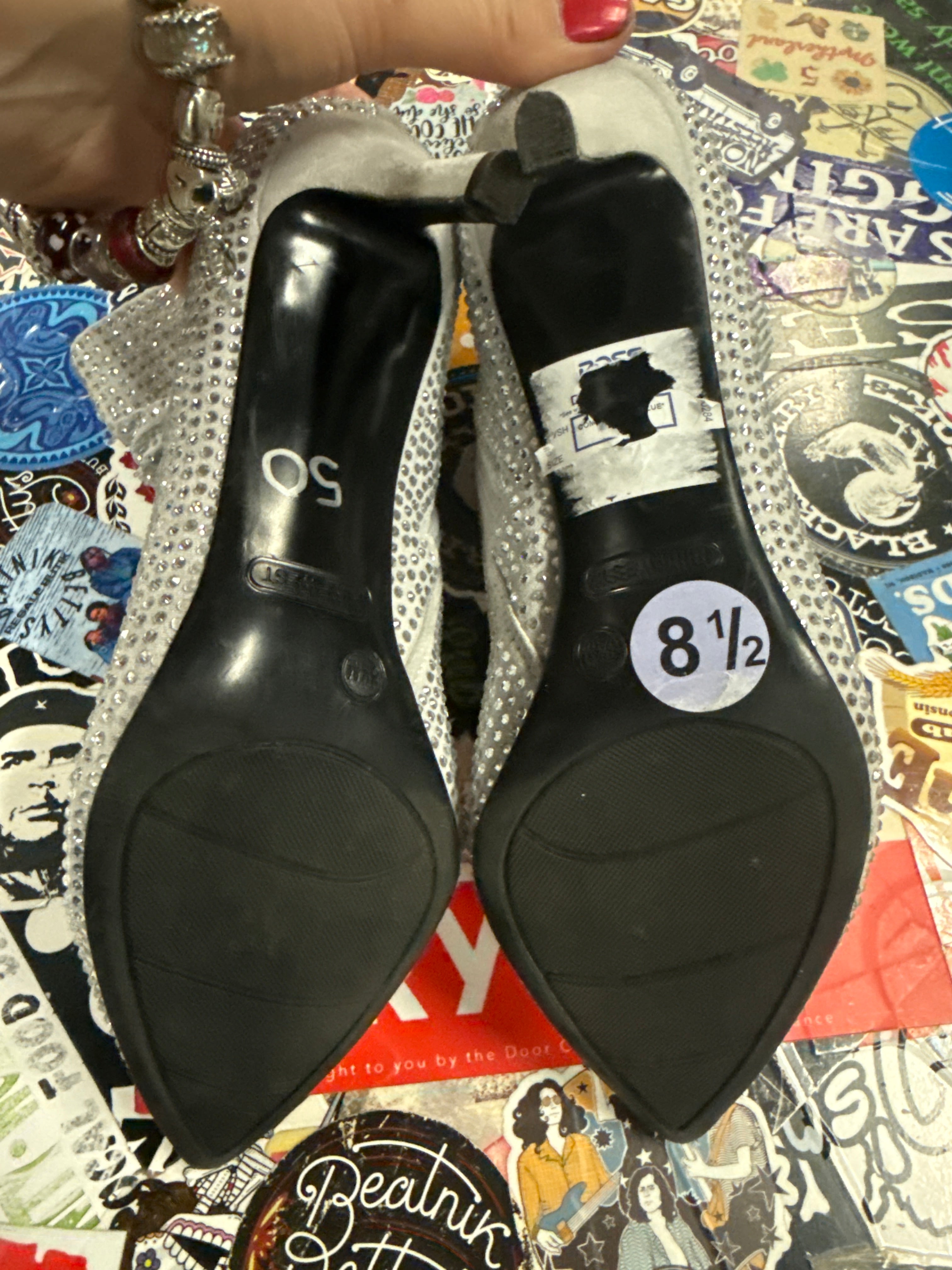 NINE WEST CRYSTAL SLOUCH BOOT (org$130)