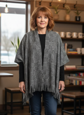 EIVISSA REVERSIBLE FLEECE WRAP