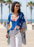 STYLUS FLORAL PONCHO