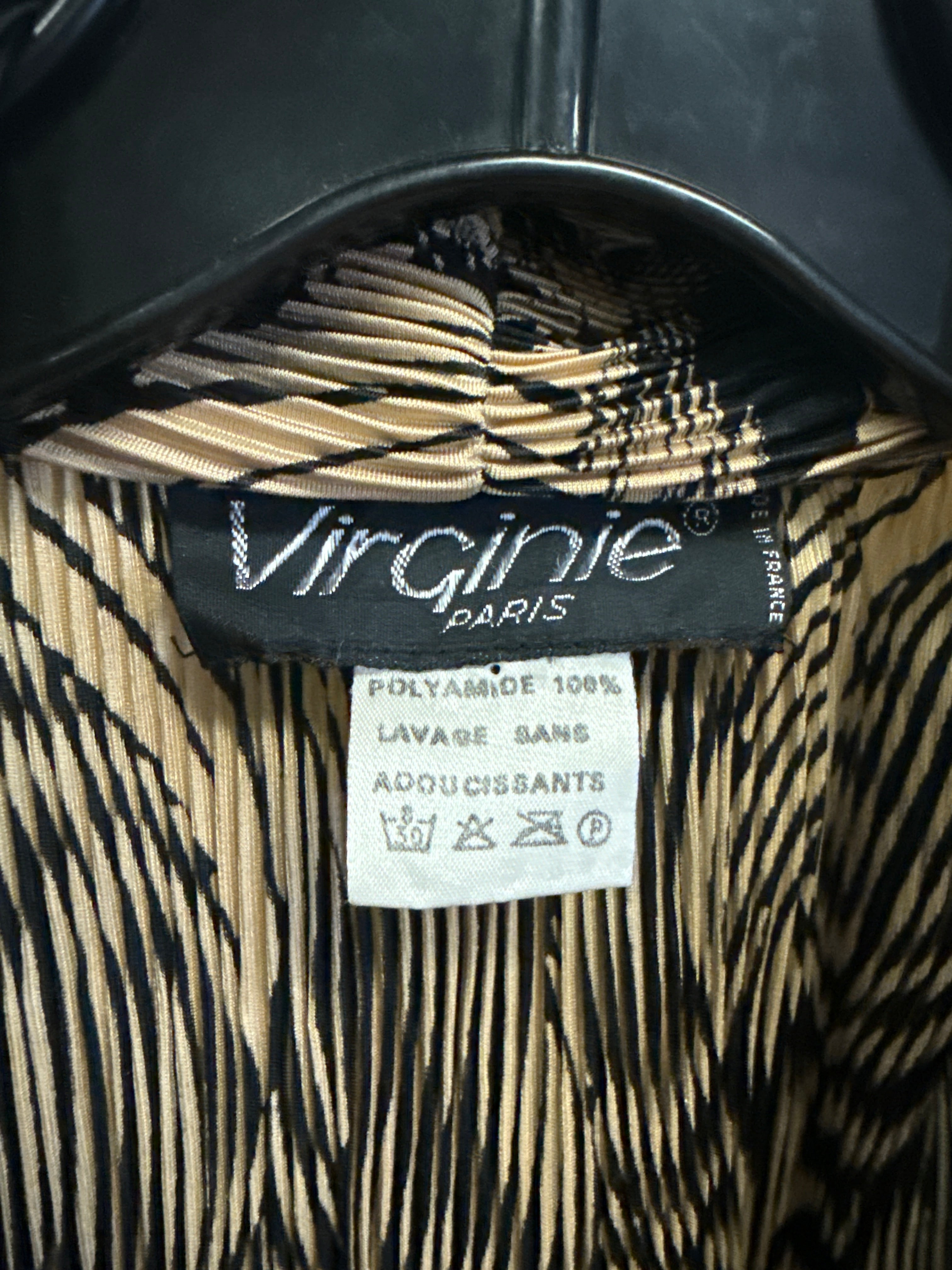 VTG 80's VIRGINIE LONG CARDIGAN