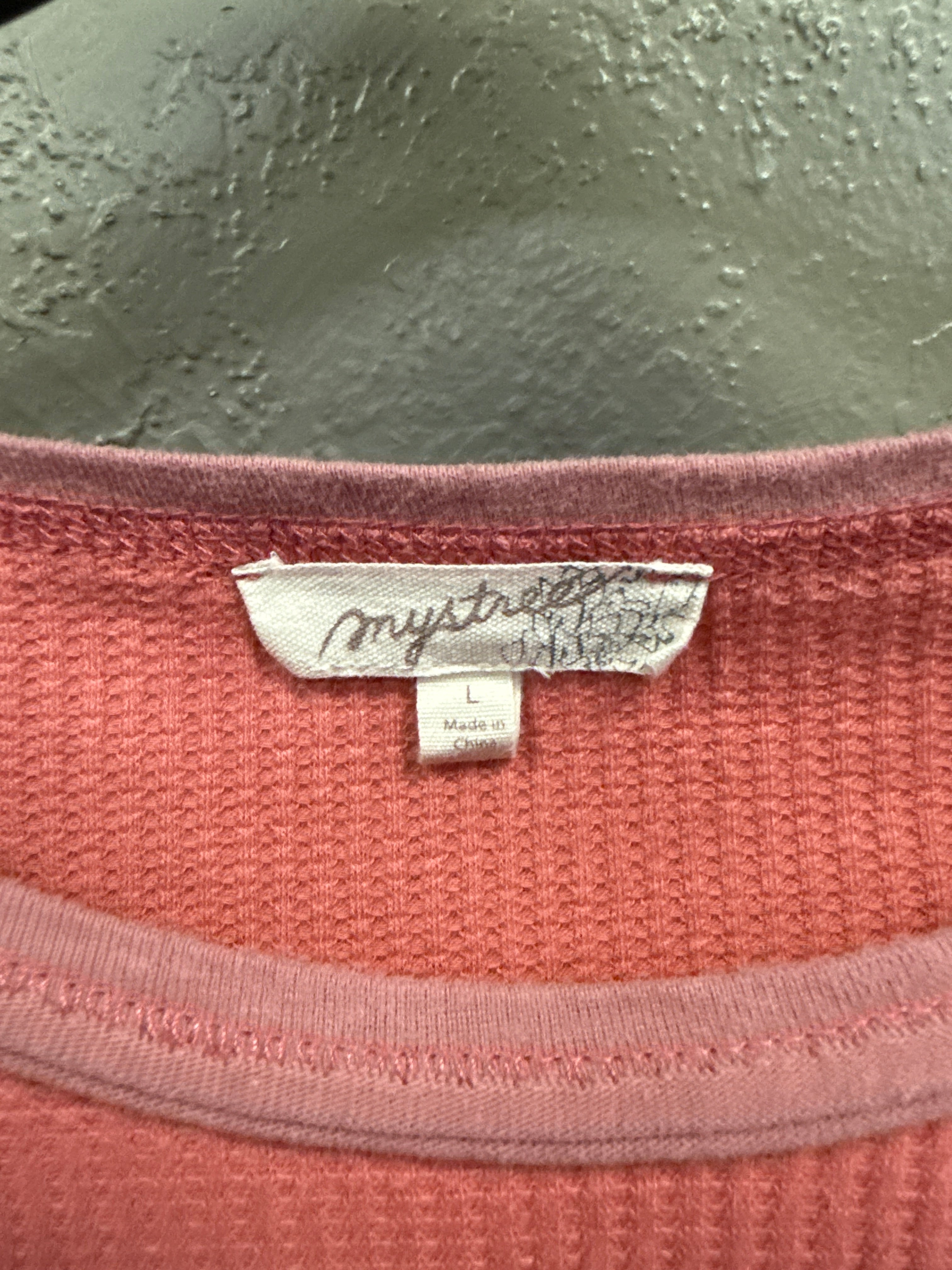 MYSTREE WAFFLE KNIT TOP