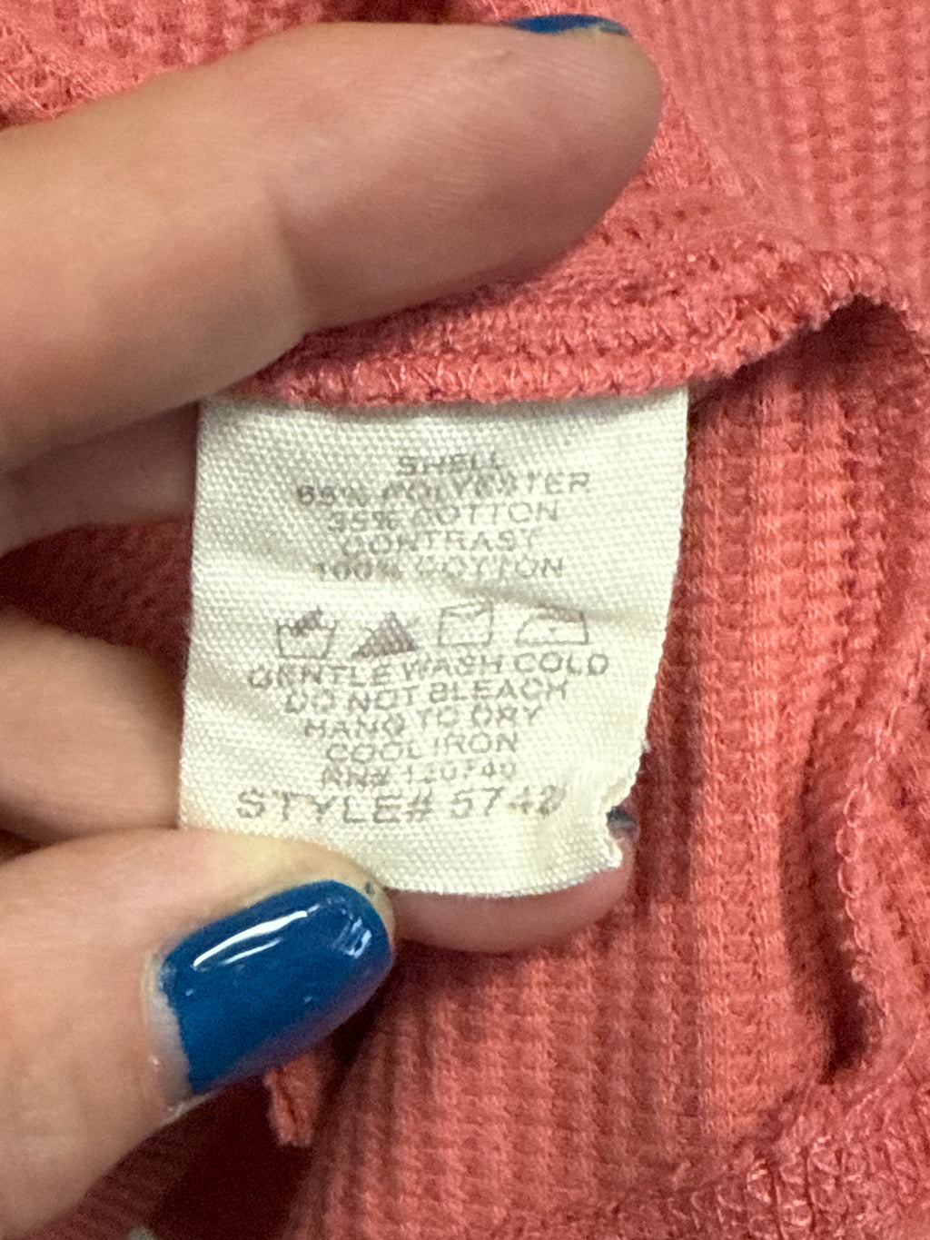 MYSTREE WAFFLE KNIT TOP