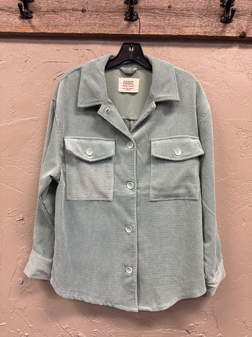 ASHLEY CORDUROY SHACKET