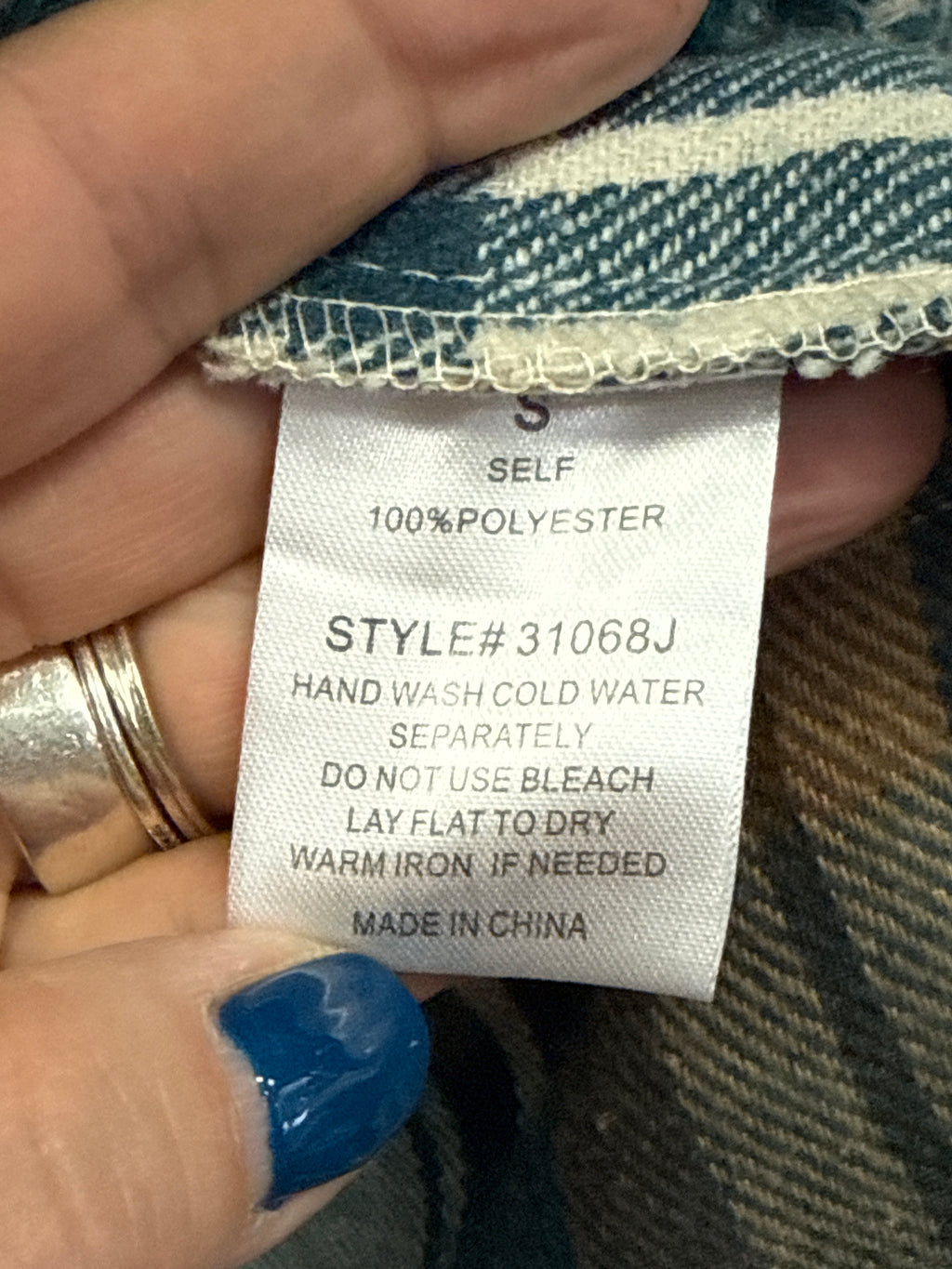 BLUE B FLANNEL SHACKET