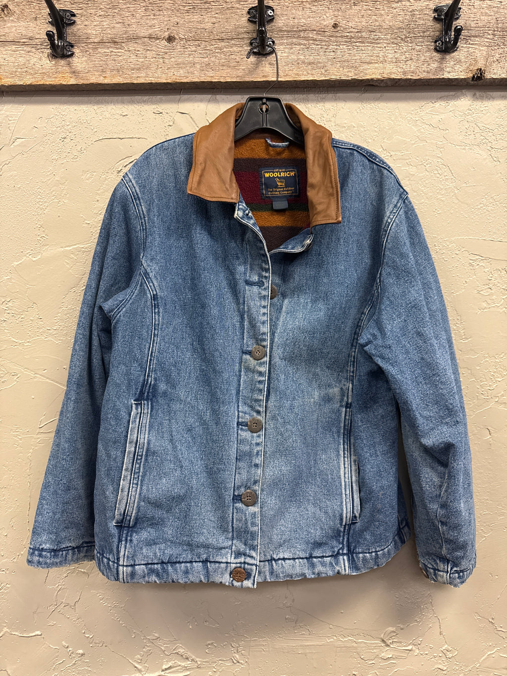 VTG WOOLRICH FLEECE LINED DENIM