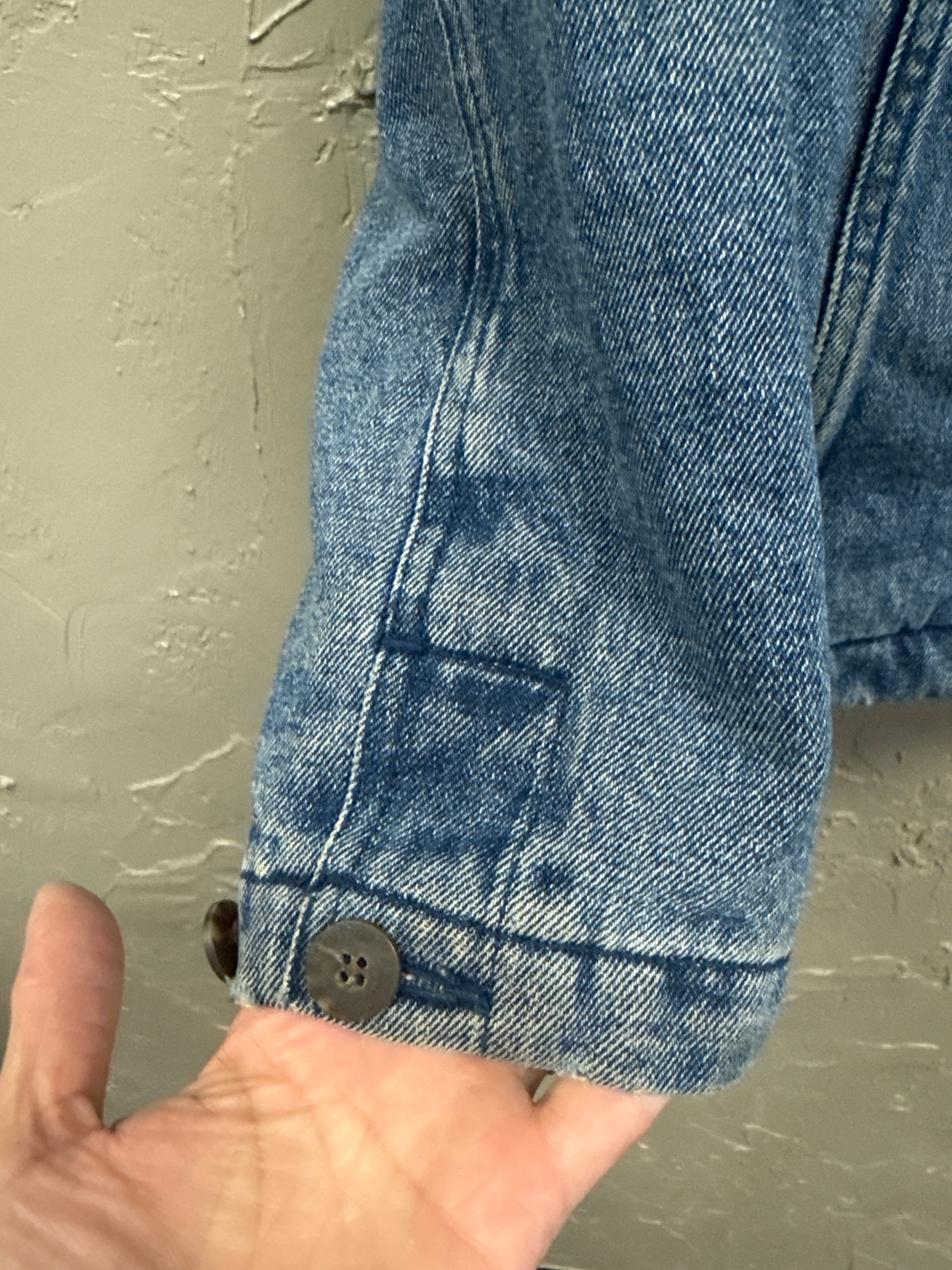 VTG WOOLRICH FLEECE LINED DENIM