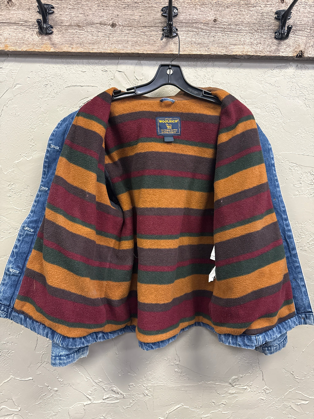 VTG WOOLRICH FLEECE LINED DENIM