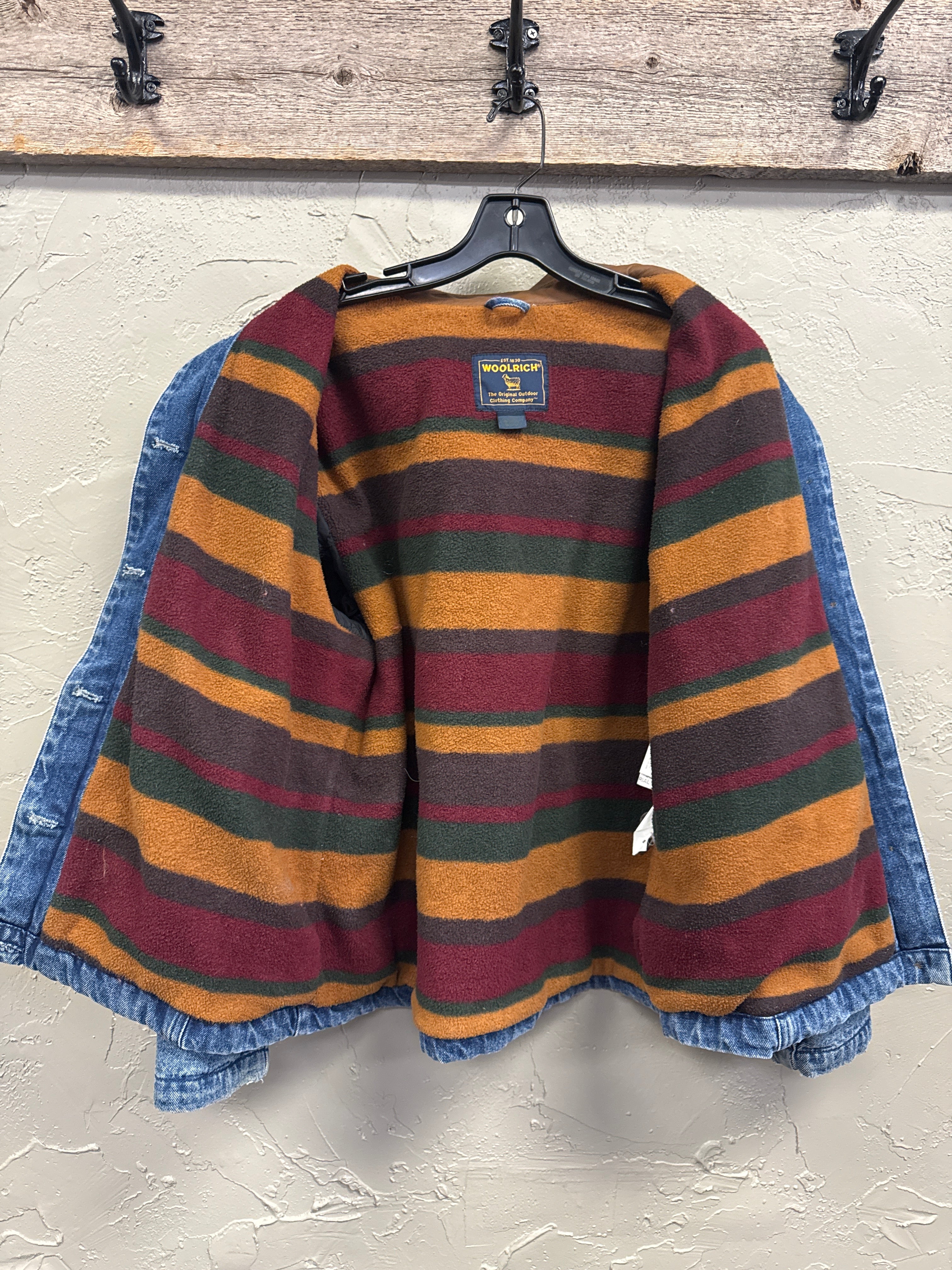 VTG WOOLRICH FLEECE LINED DENIM