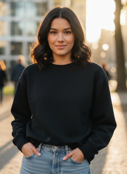 MONDETTA MIDWEIGHT CREW NECK