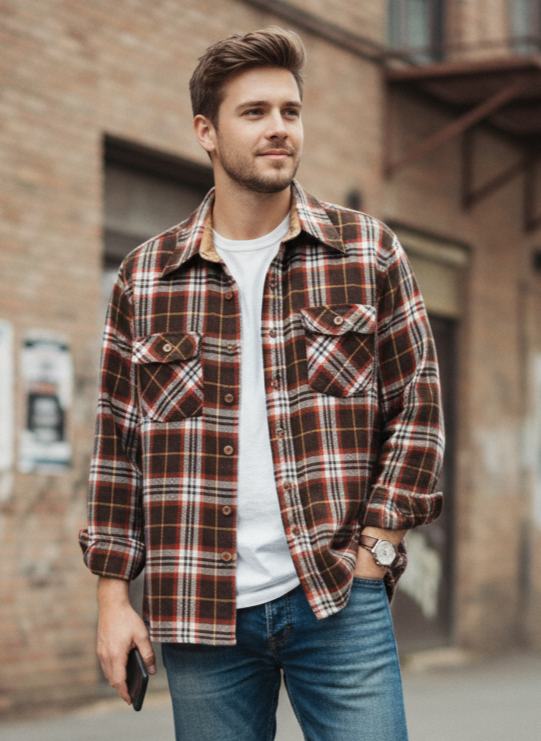 VTG ALVIN JOSEF FLANNEL