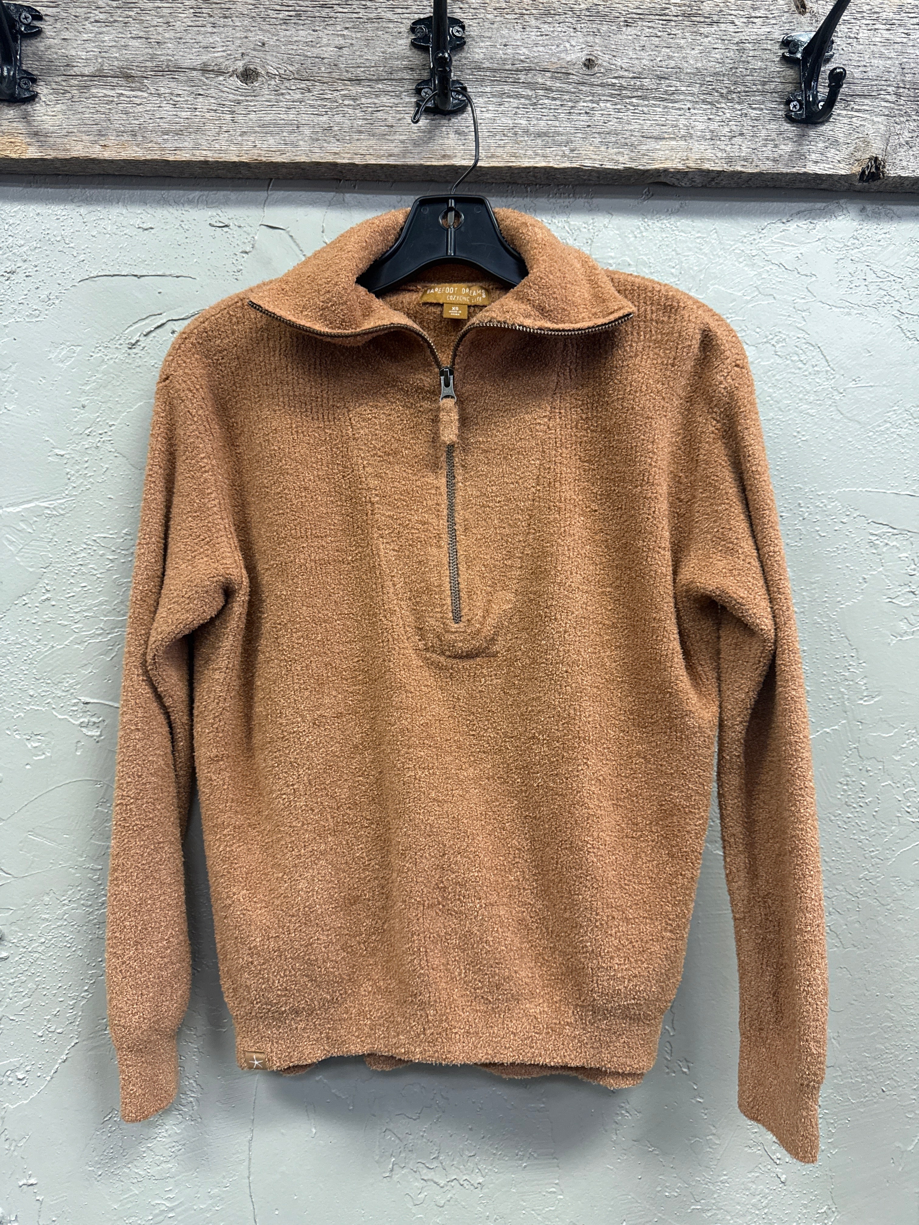 BAREFOOT DREAMS CHENILLE 1/2 ZIP (org$120)