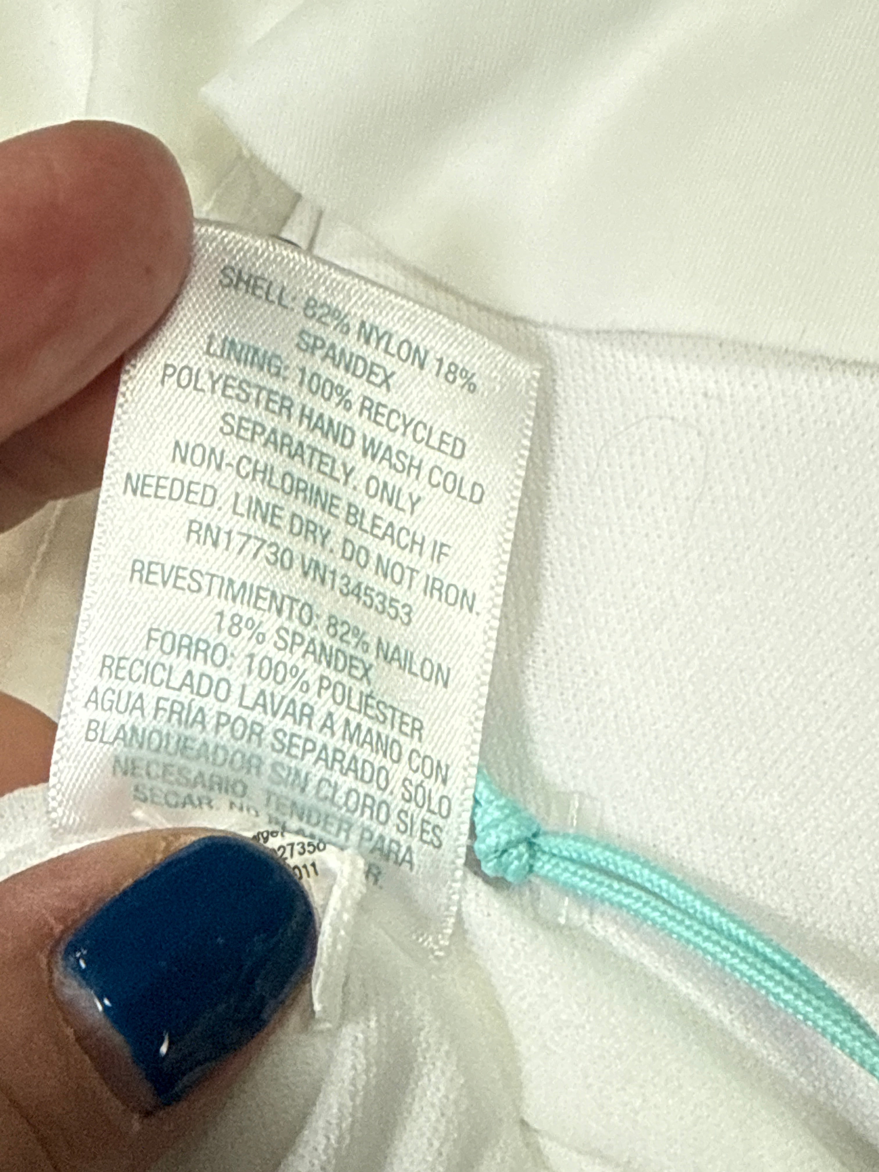 NWT KONA SOL RUFFLED SUIT (org$42)