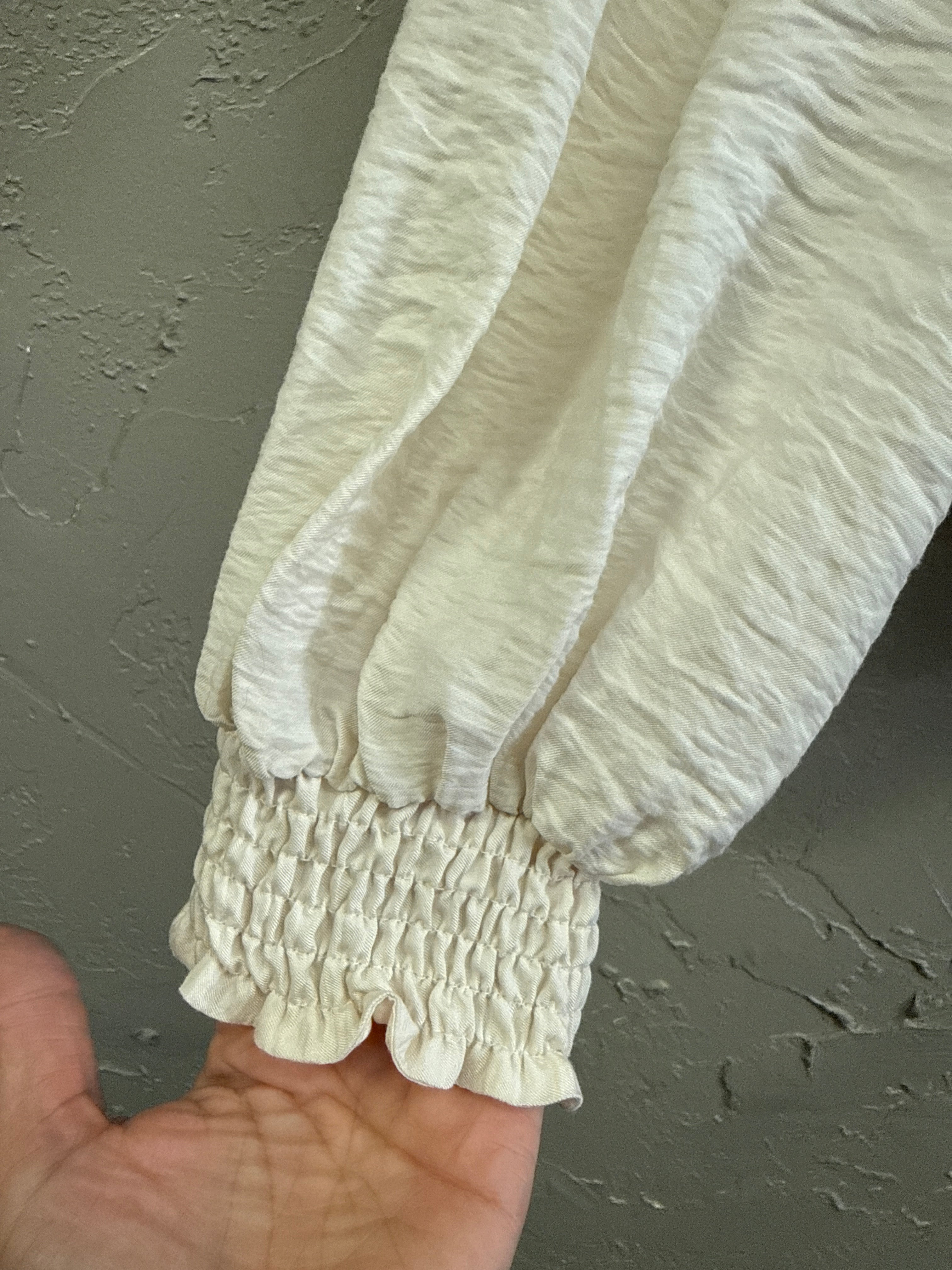 NWT ANTHRO WRAP BLOUSE (org$98)