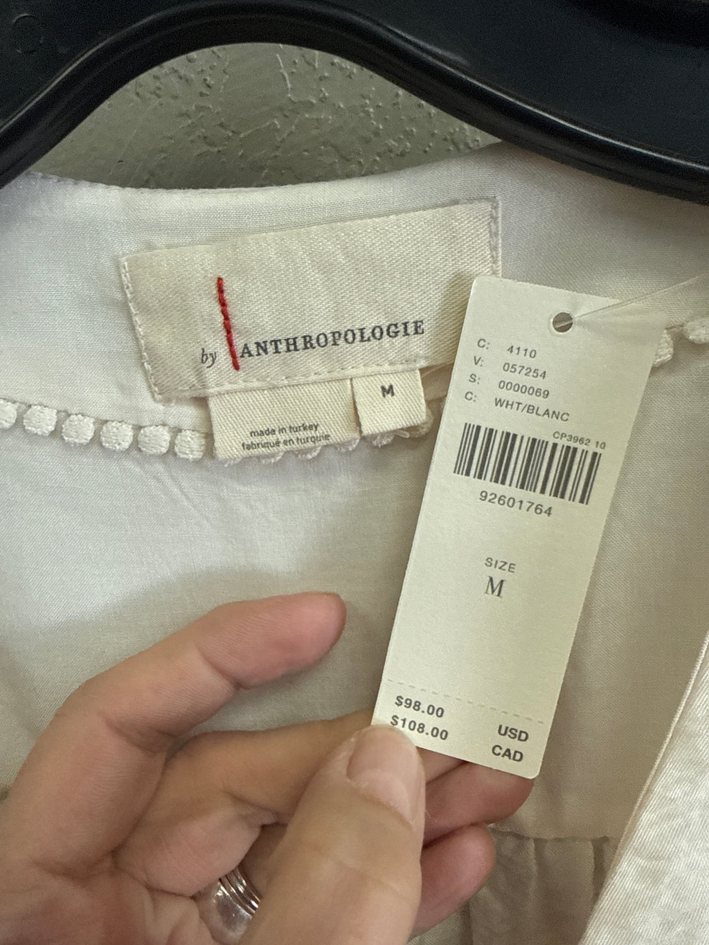 NWT ANTHRO WRAP BLOUSE (org$98)