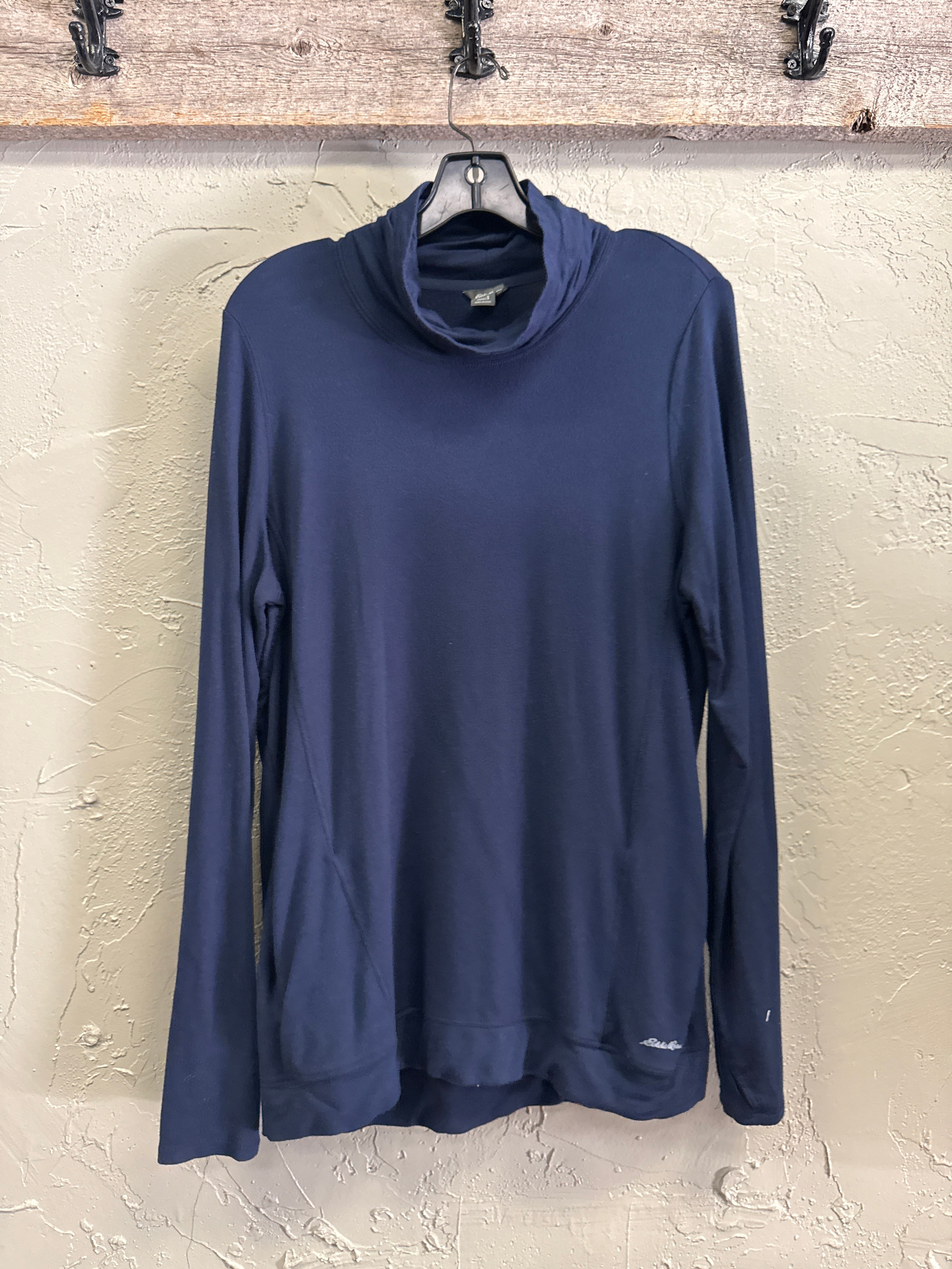 EDDIE BAUER COWL NECK TOP