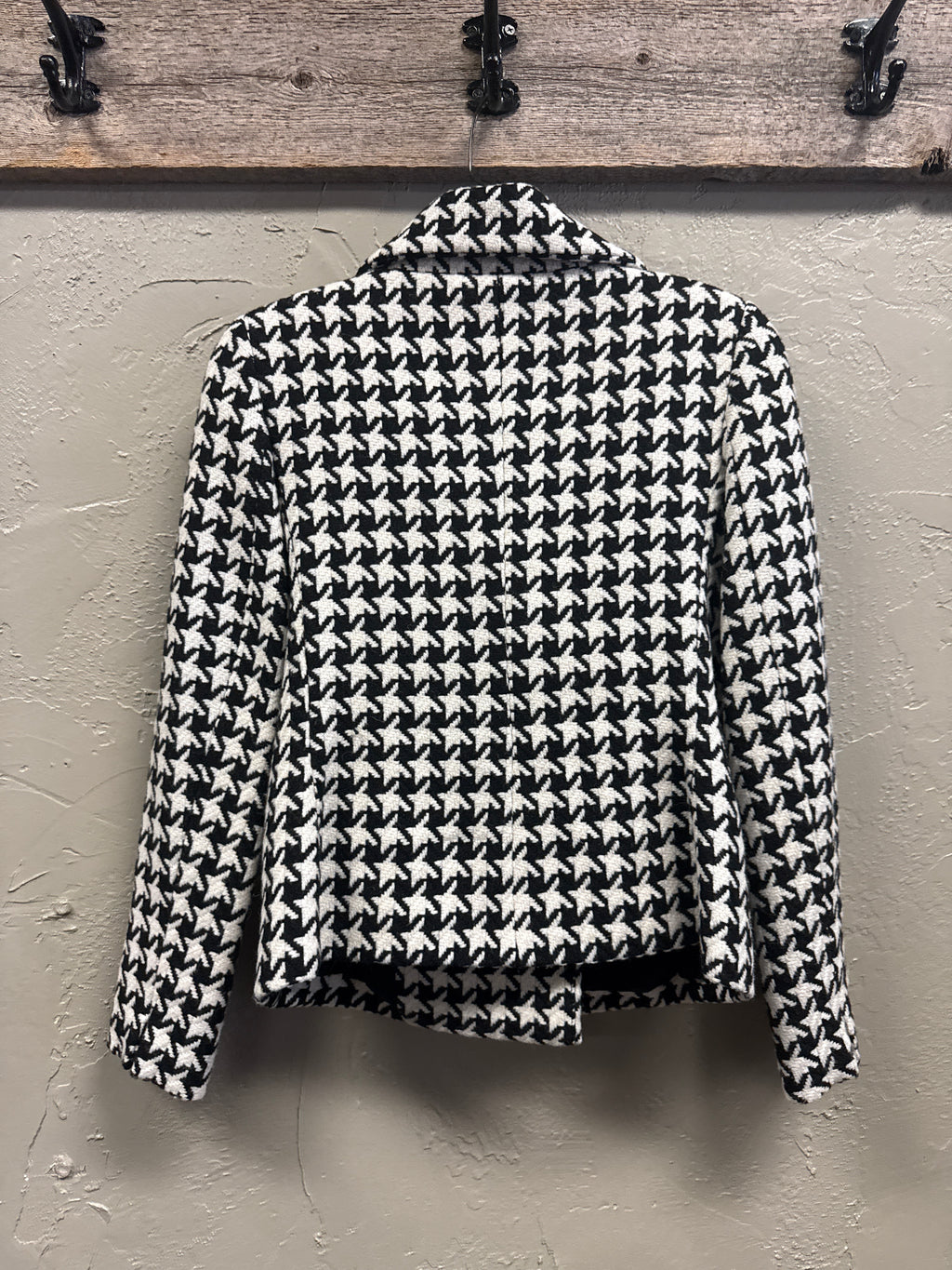 TALBOTS HOUNDSTOOTH MOTO (org$115)