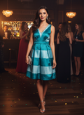 KAY UNGER FIT-AND-FLARE COCKTAIL DRESS (org$172)
