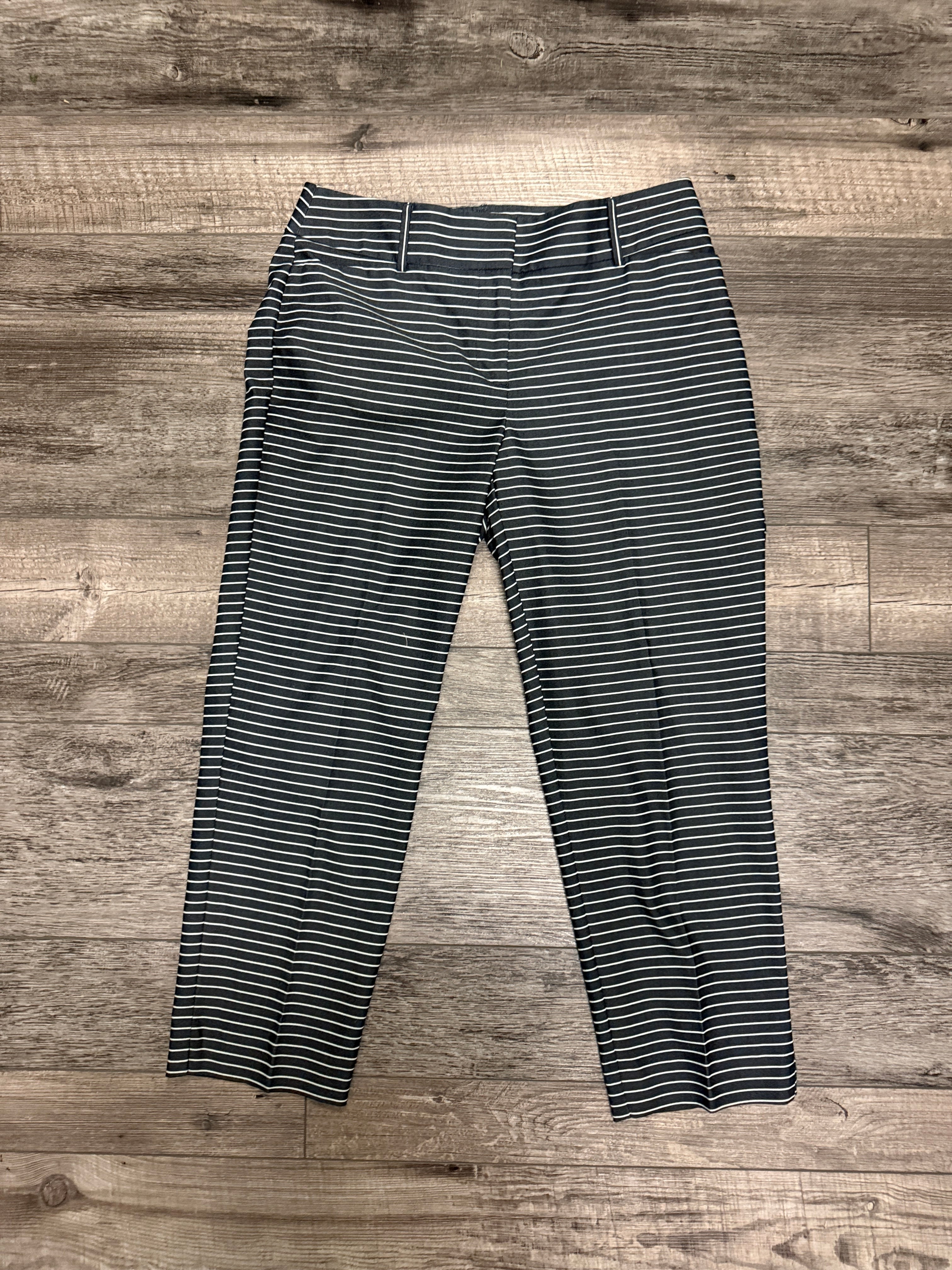 Loft Striped Crop Trouser (org$90)
