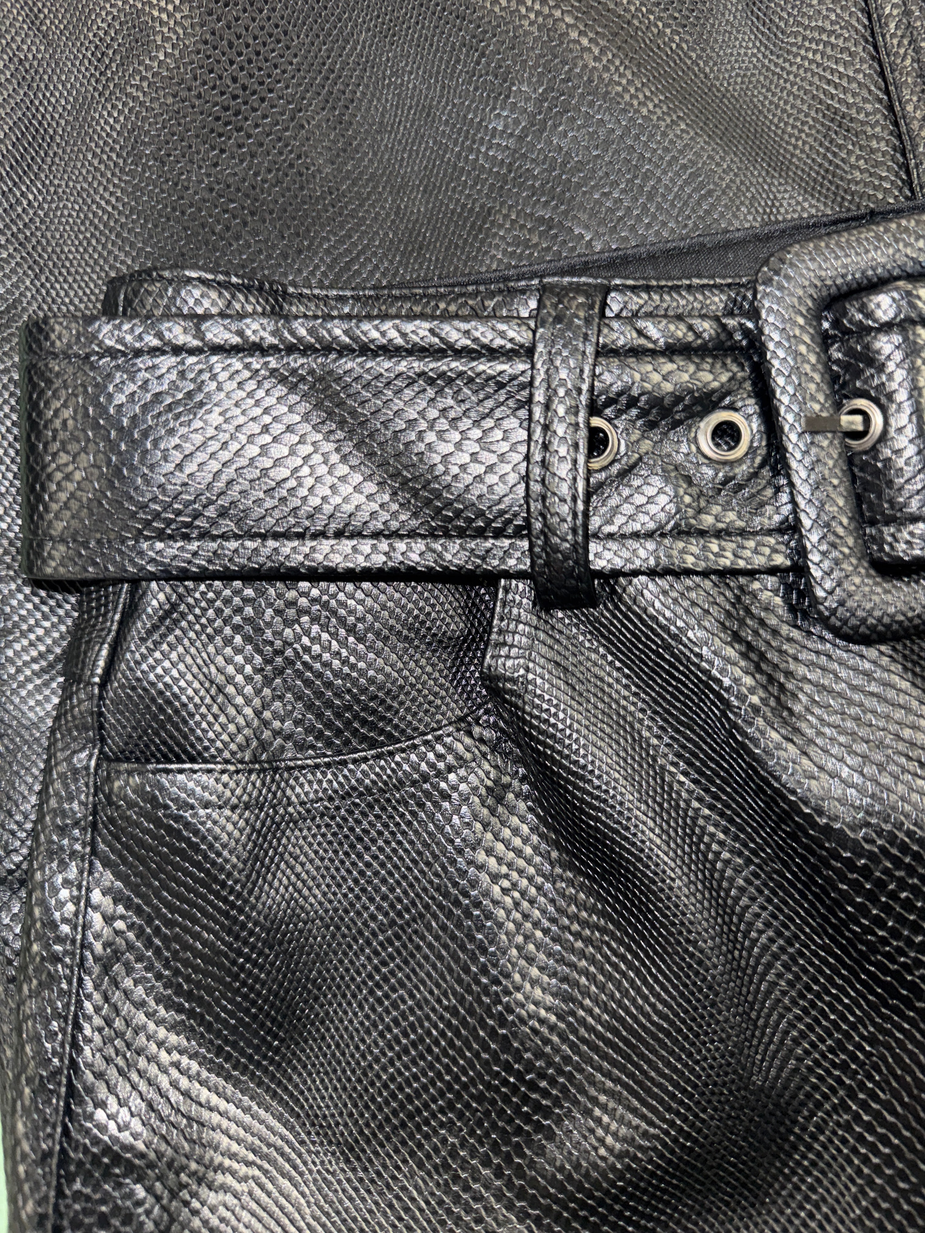 BELLA TILLY FAUX LEATHER SKIRT (org$89)