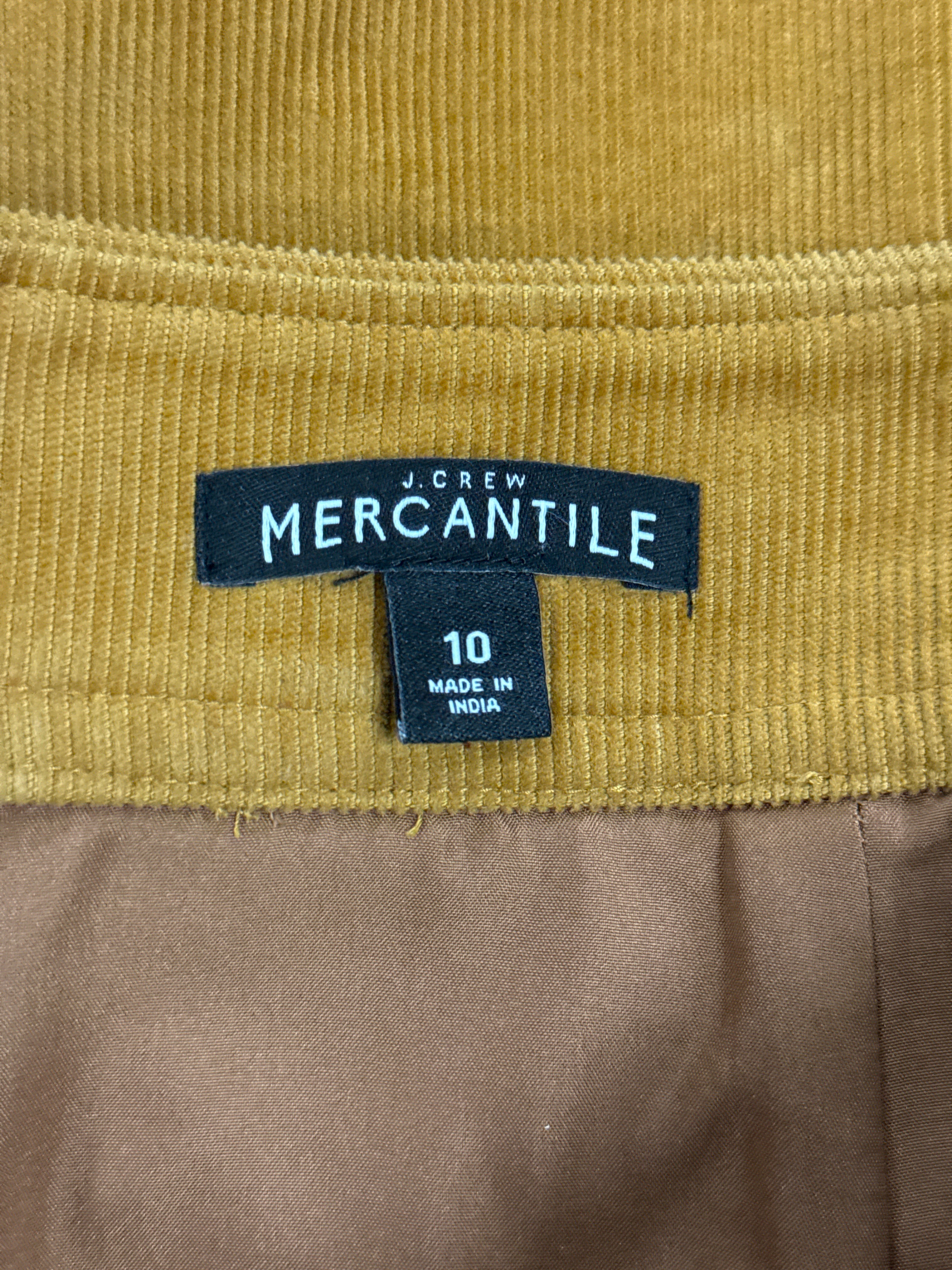 J CREW CORDUROY SKIRT (org$65)