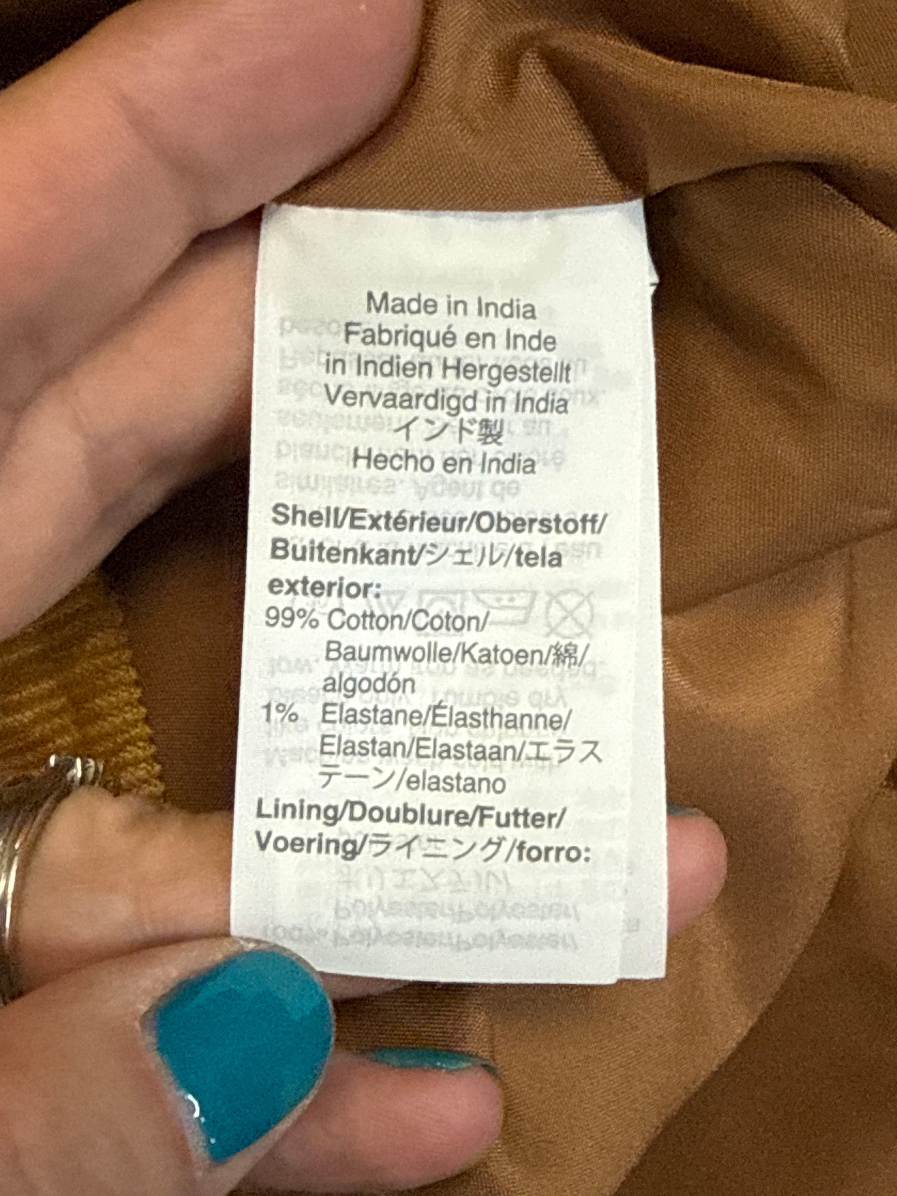 J CREW CORDUROY SKIRT (org$65)