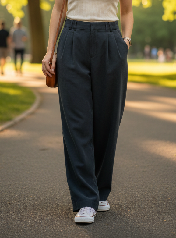 ZARA PLEATED TROUSERS
