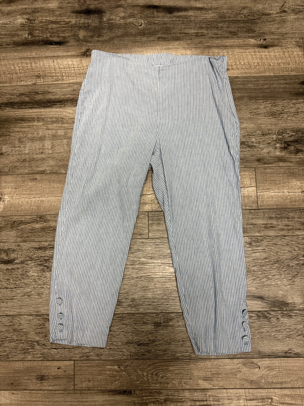 J Jill Linen Striped Linen Pant