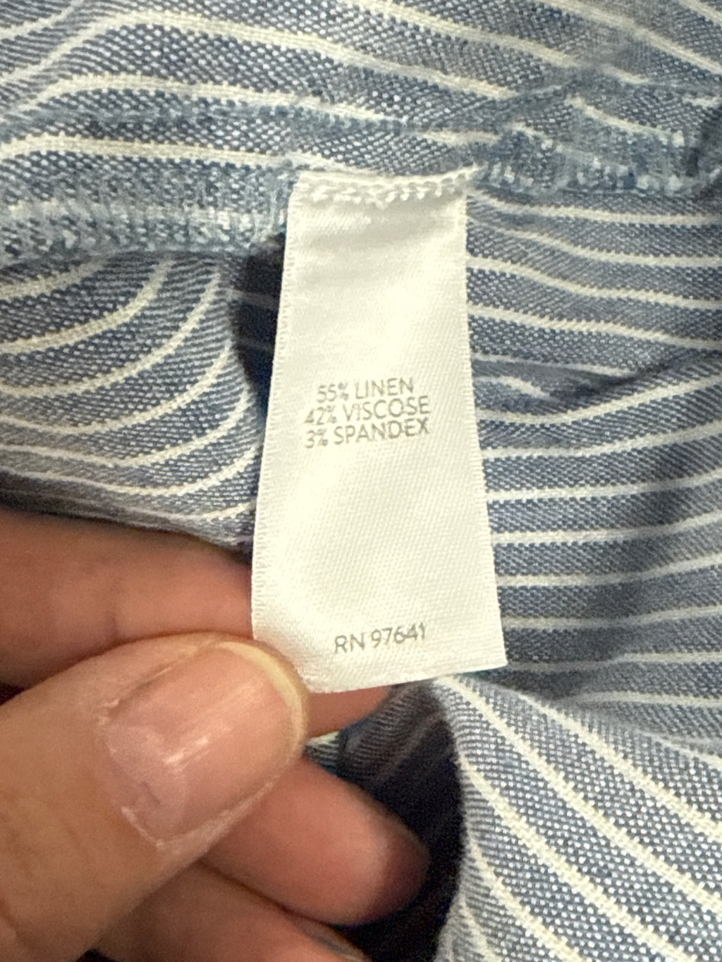 J Jill Linen Striped Linen Pant