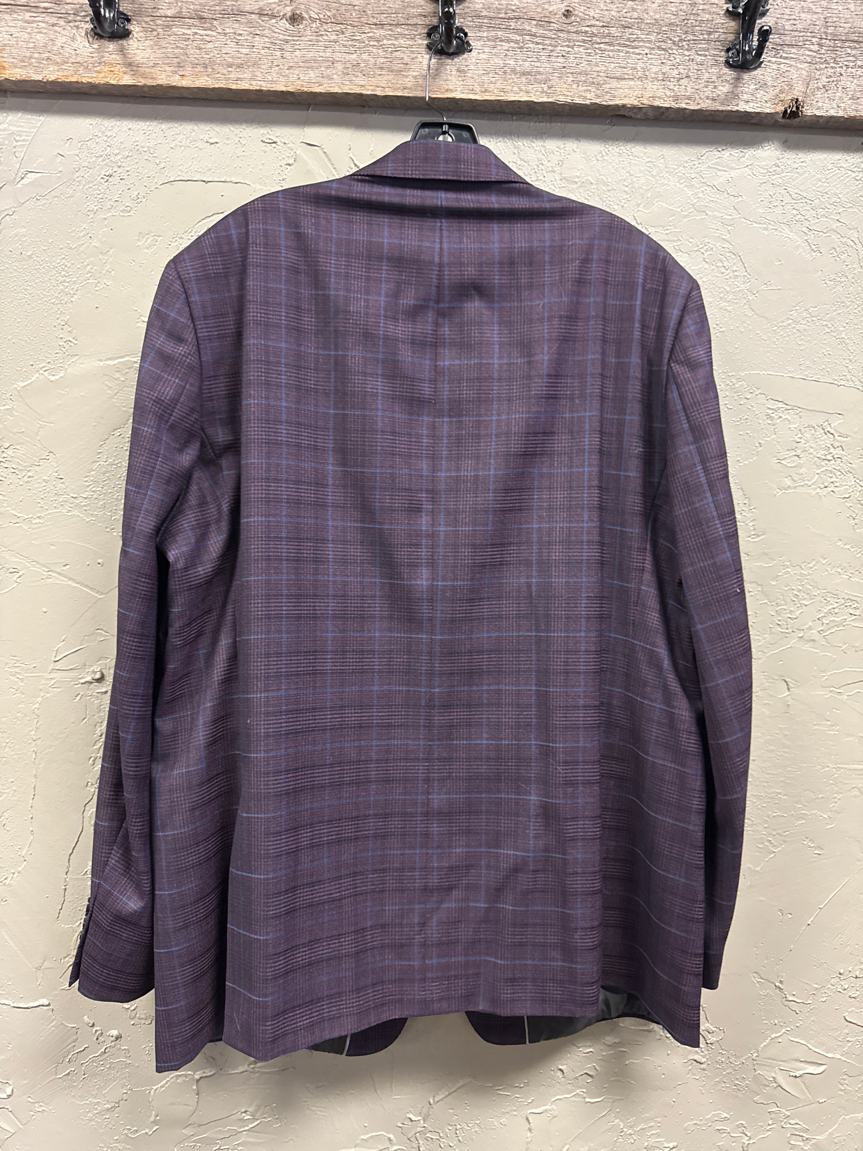 NWOT CALVIN KLEIN PLAID SUIT COAT