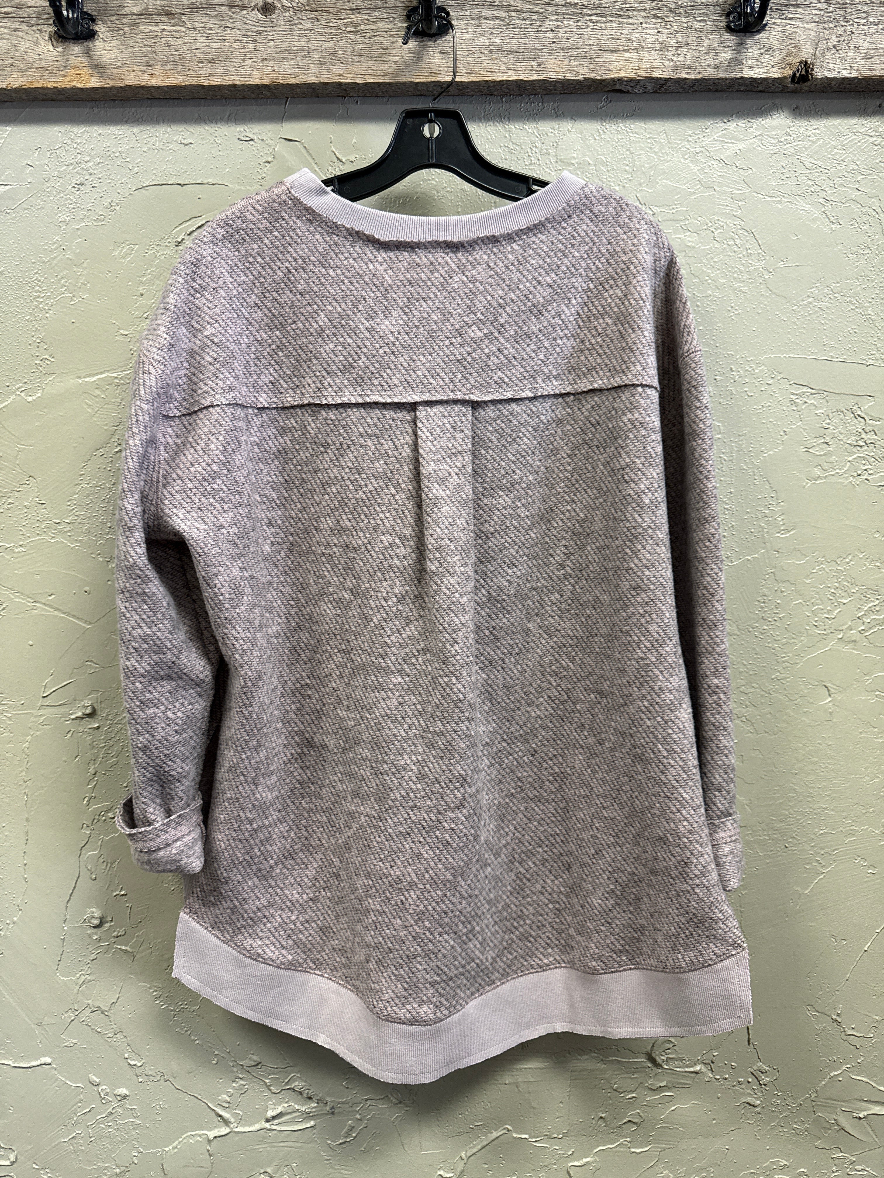 DYLAN HEATHERED CREW NECK SWEATSHIRT (org$80)