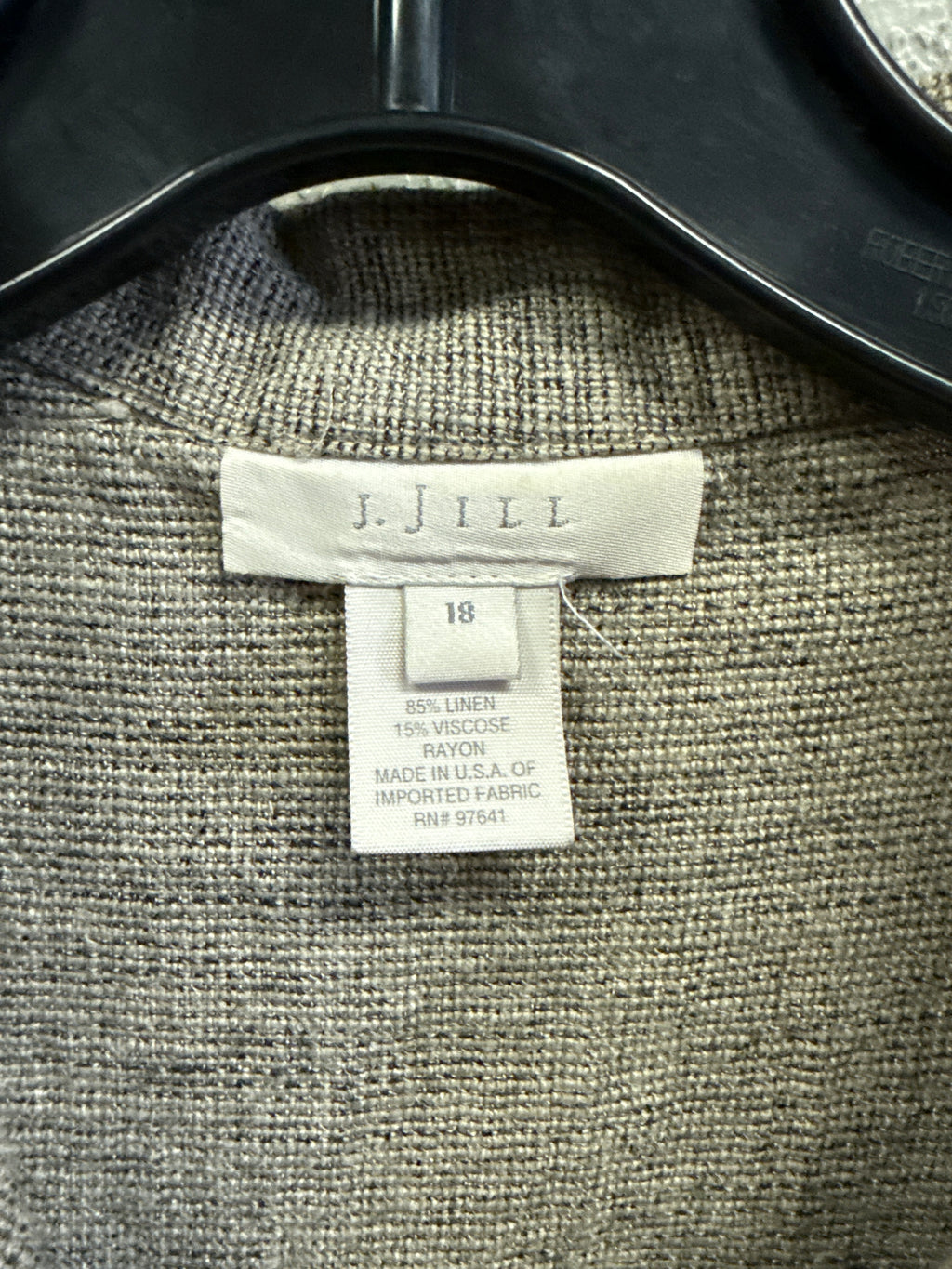 J JILL BUTTON-FRONT JACKET (org$139)