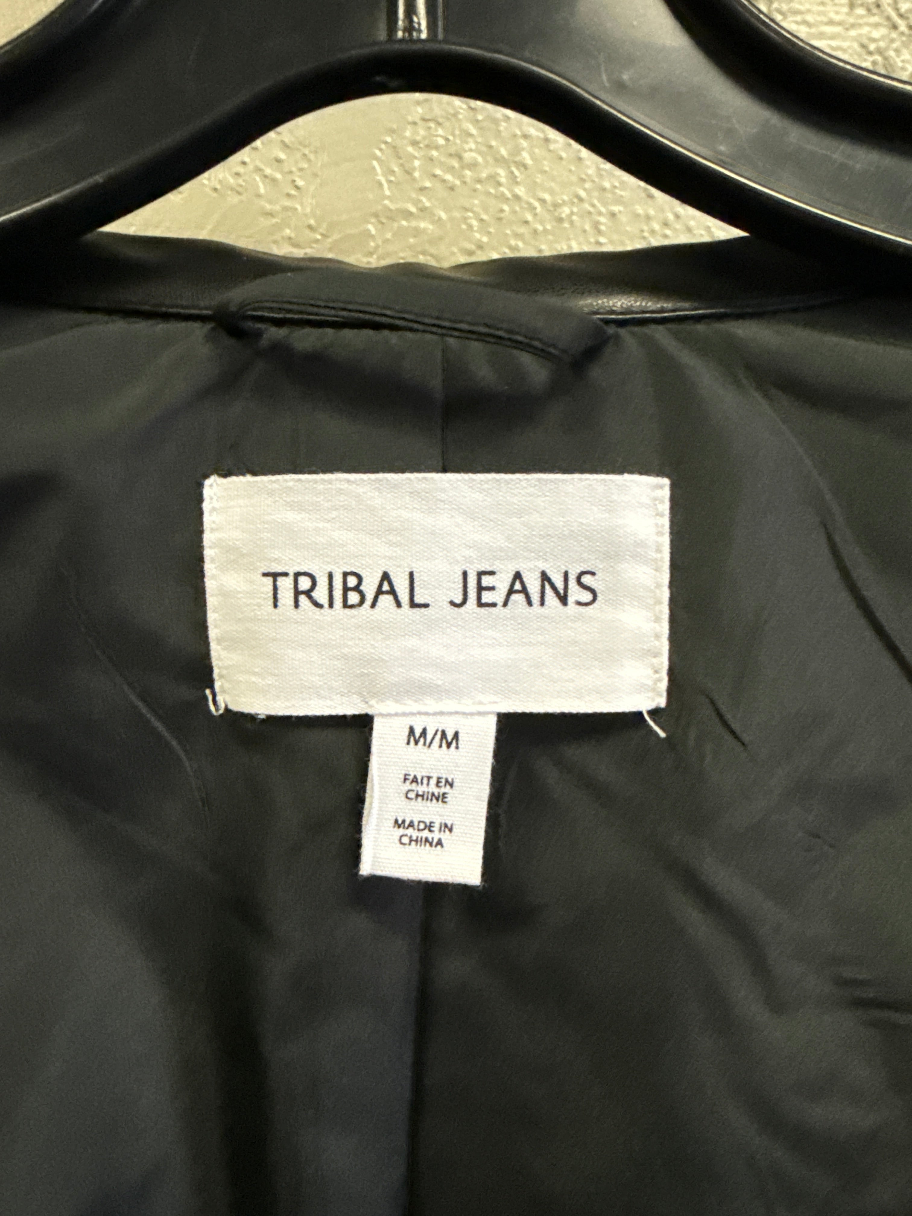 TRIBAL QUILTED VEGAN LEATHER SHACKET (org$150)