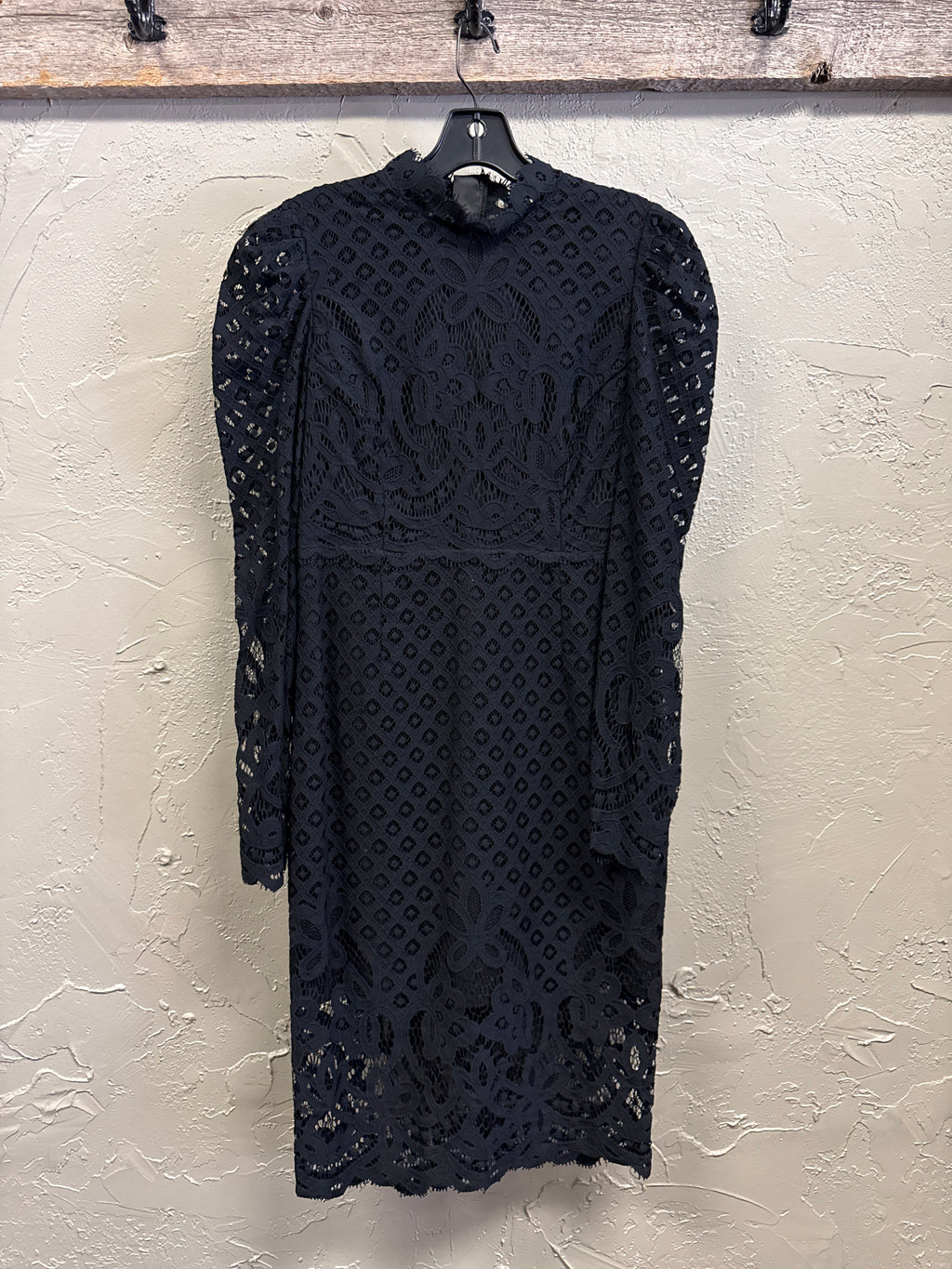 BARDOT PUFF SLEEVE LACE DRESS (org$139)