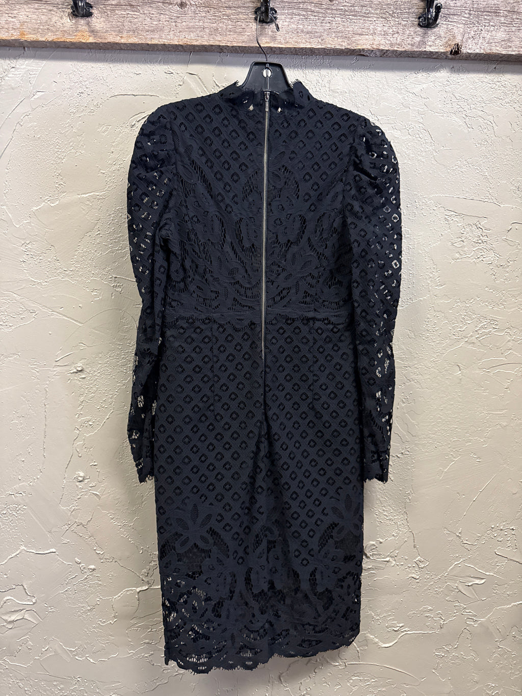 BARDOT PUFF SLEEVE LACE DRESS (org$139)