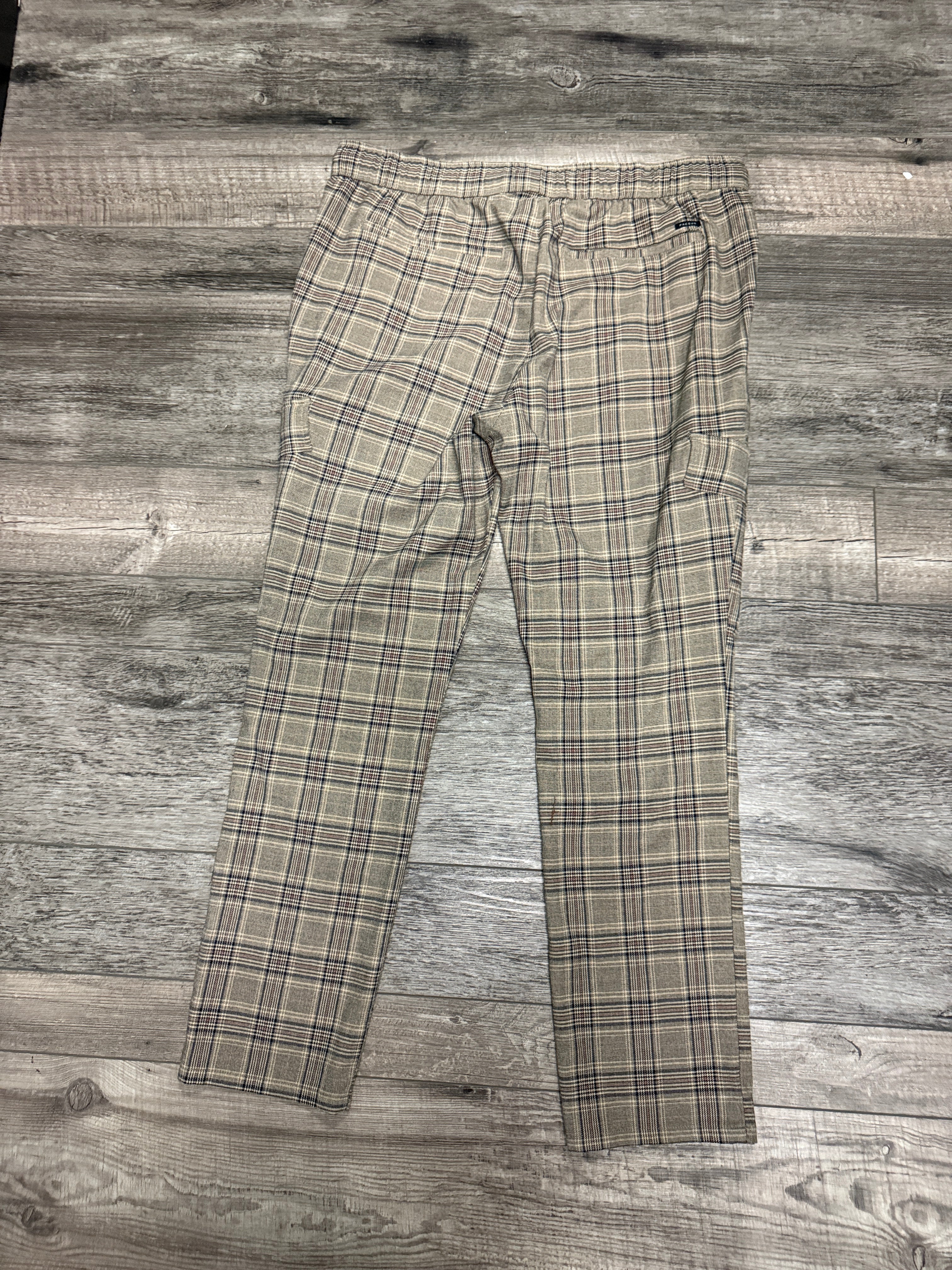 PACSUN SLIM PLAID PANTS